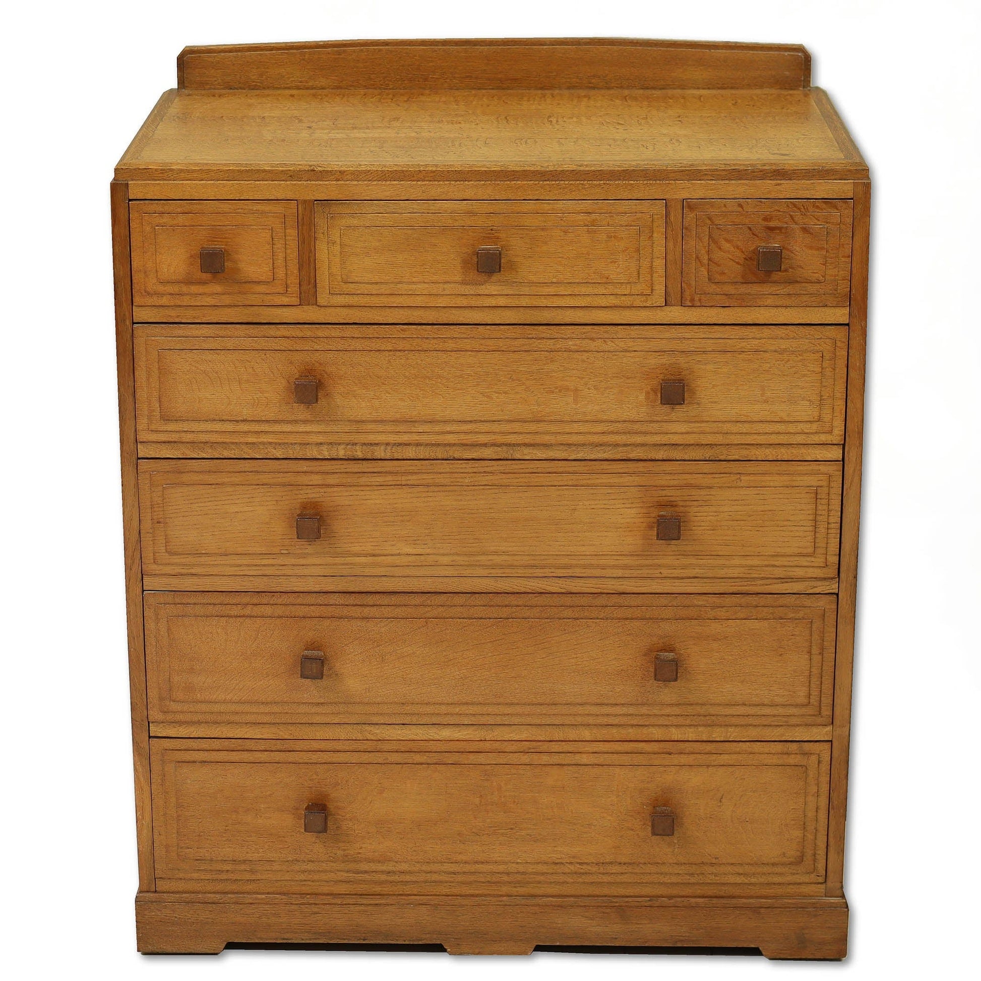 Brynmawr Furniture Co Arts & Crafts Cotswold School Oak Chest of Drawers c. 1930