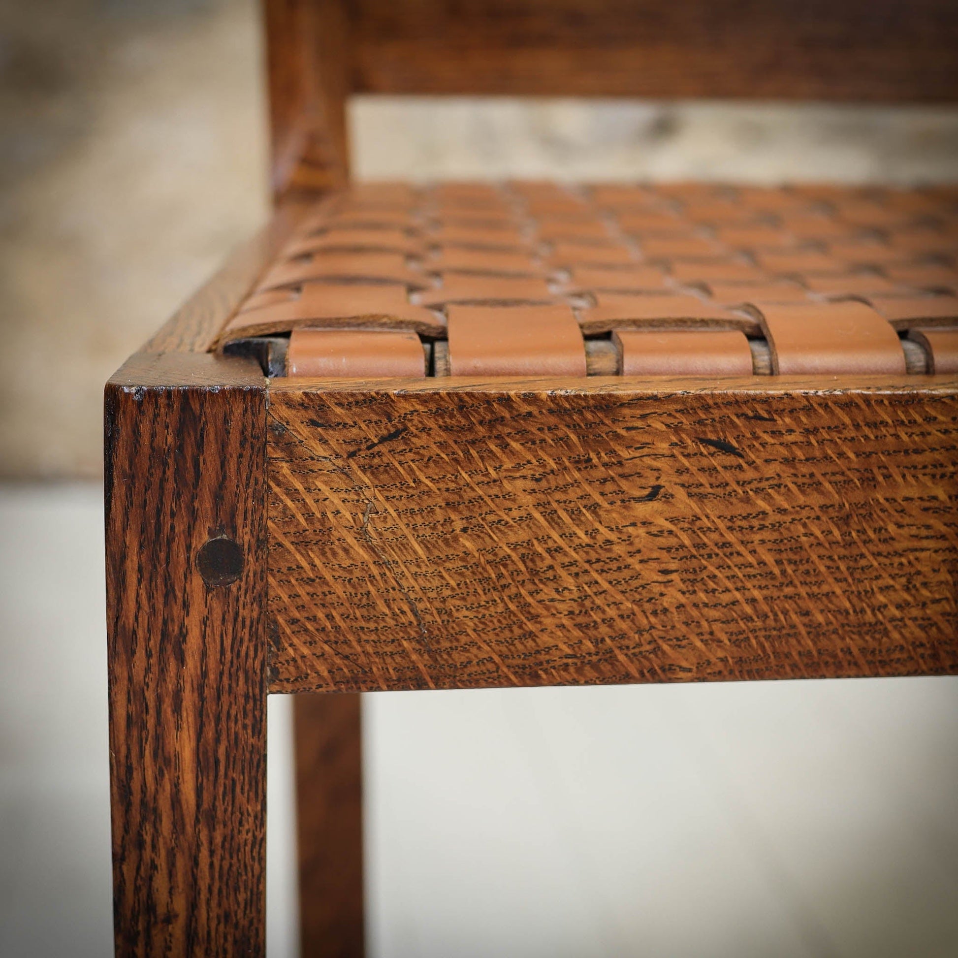 Stanley Webb Davies Arts & Crafts Lakes School English Oak Chair 1929