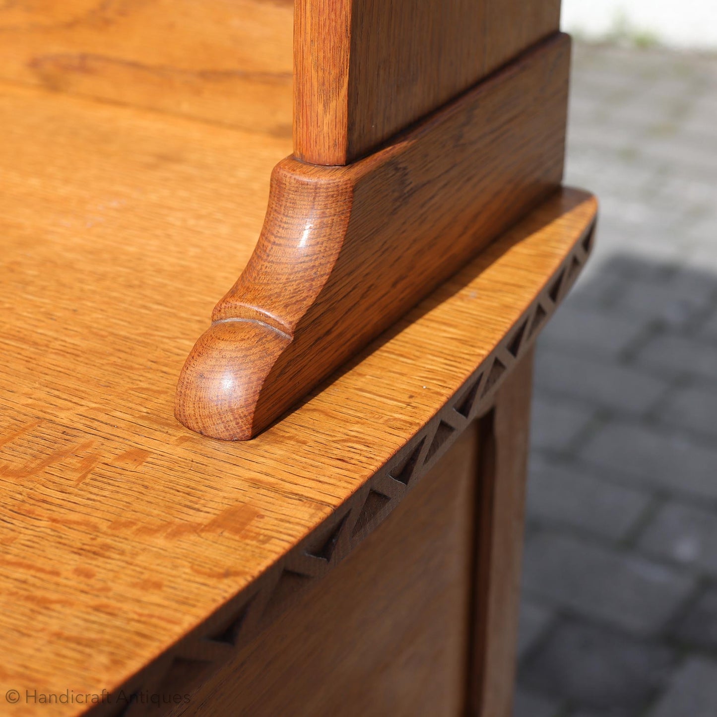  Arts & Crafts Cotswold School English Oak Dresser 