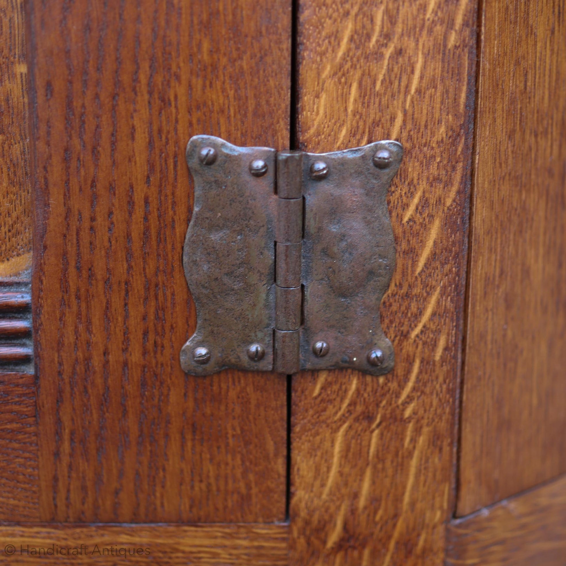 Liberty & Co Arts & Crafts Cotswold School English Oak Dresser c. 1920.