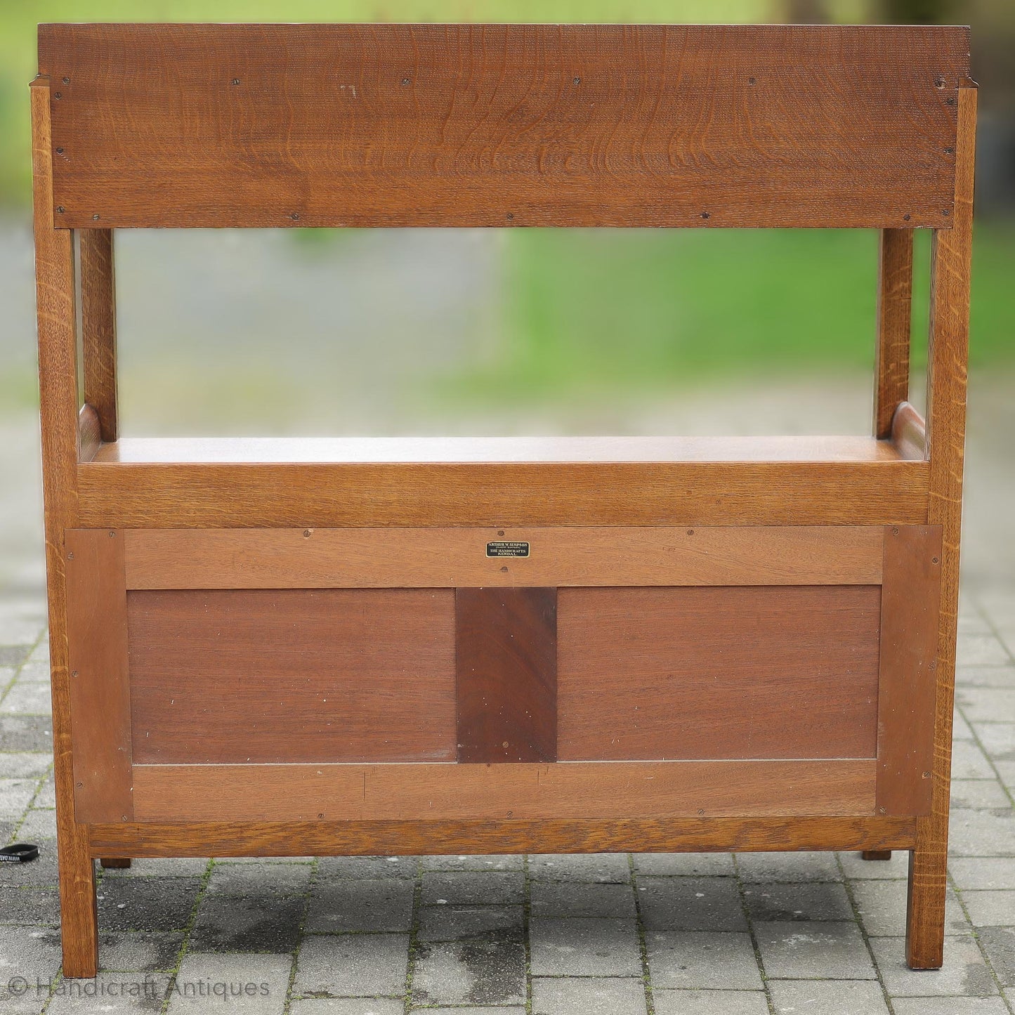 Arthur W. Simpson Arts & Crafts Lakes School English Oak Sideboard 1930.