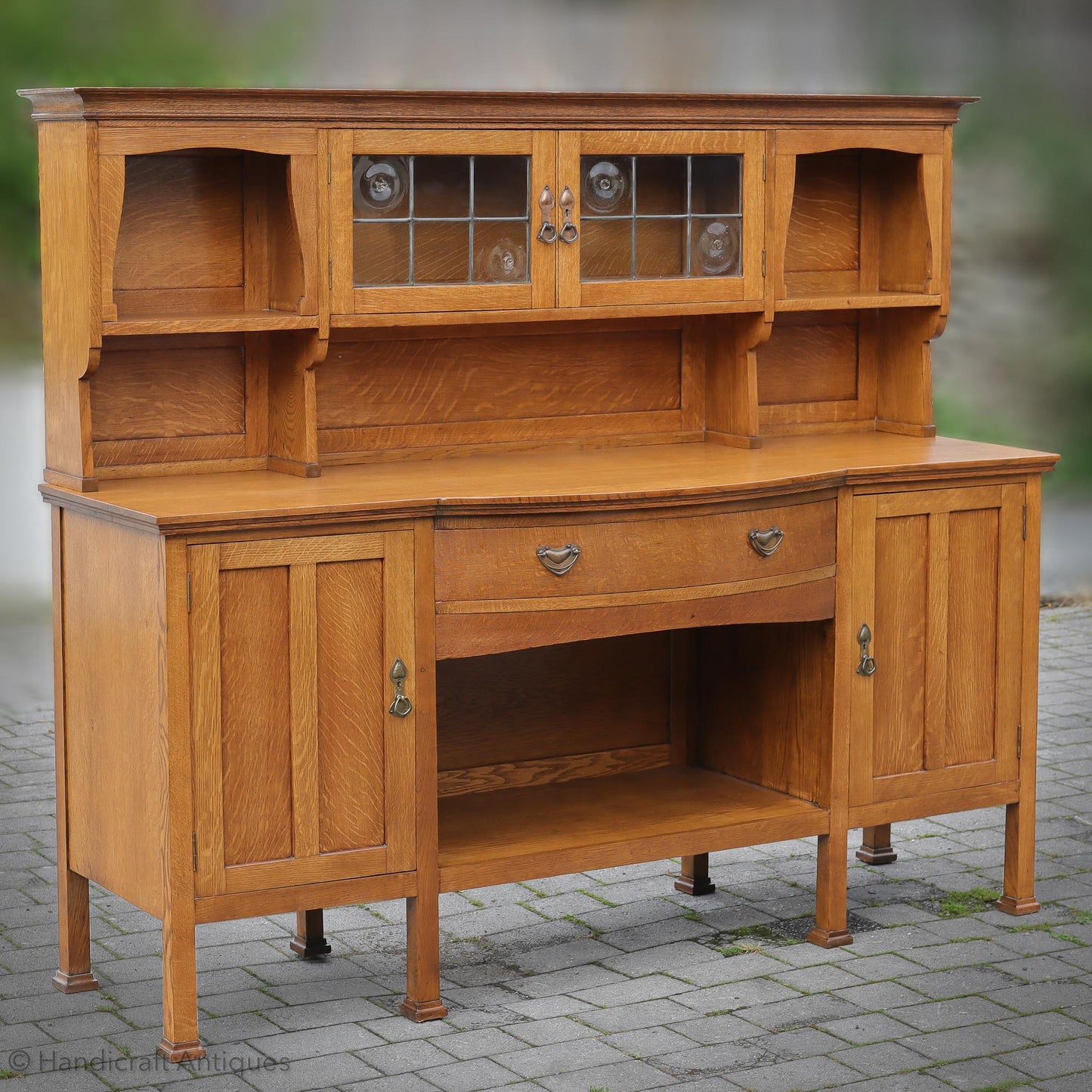 Liberty & Co ‘Milvrton’ Arts & Crafts Cotswold School English Oak Dresser