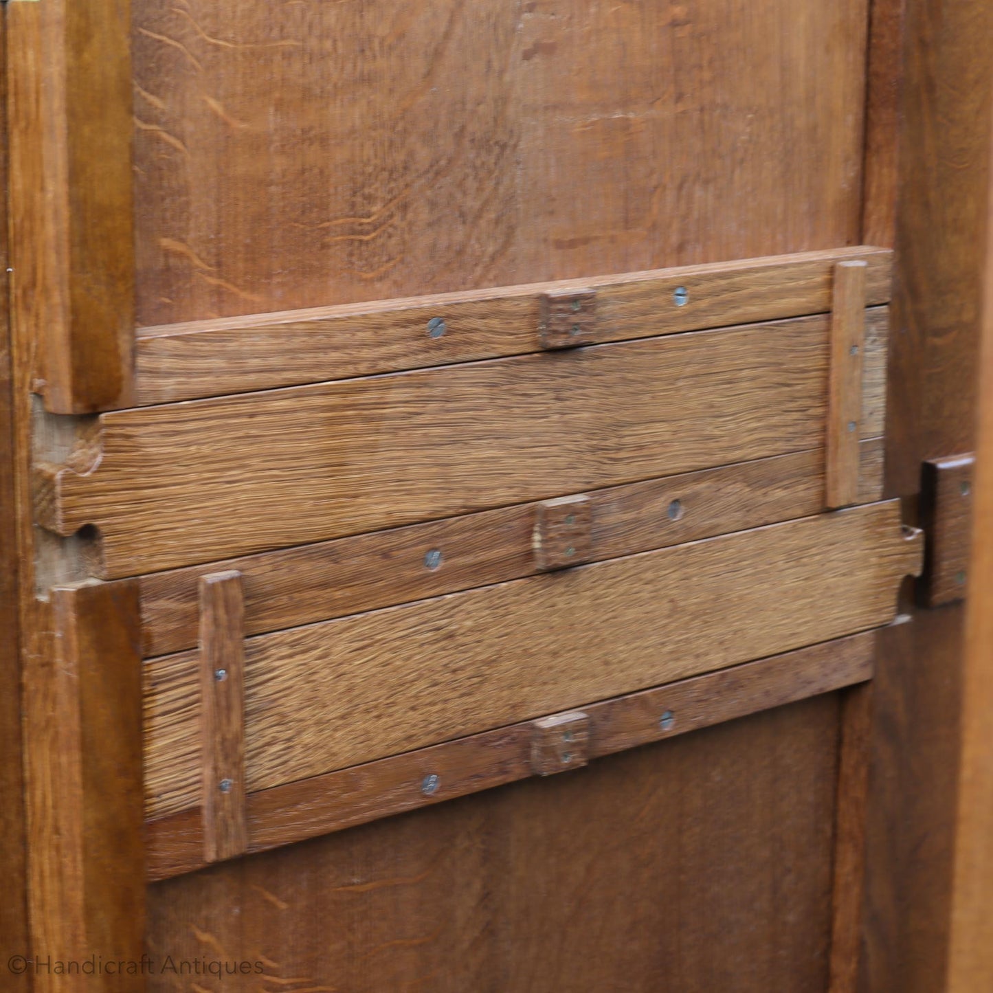 Stanley Webb Davies Arts & Crafts Lakes School Extending Tea Trolley 1957.