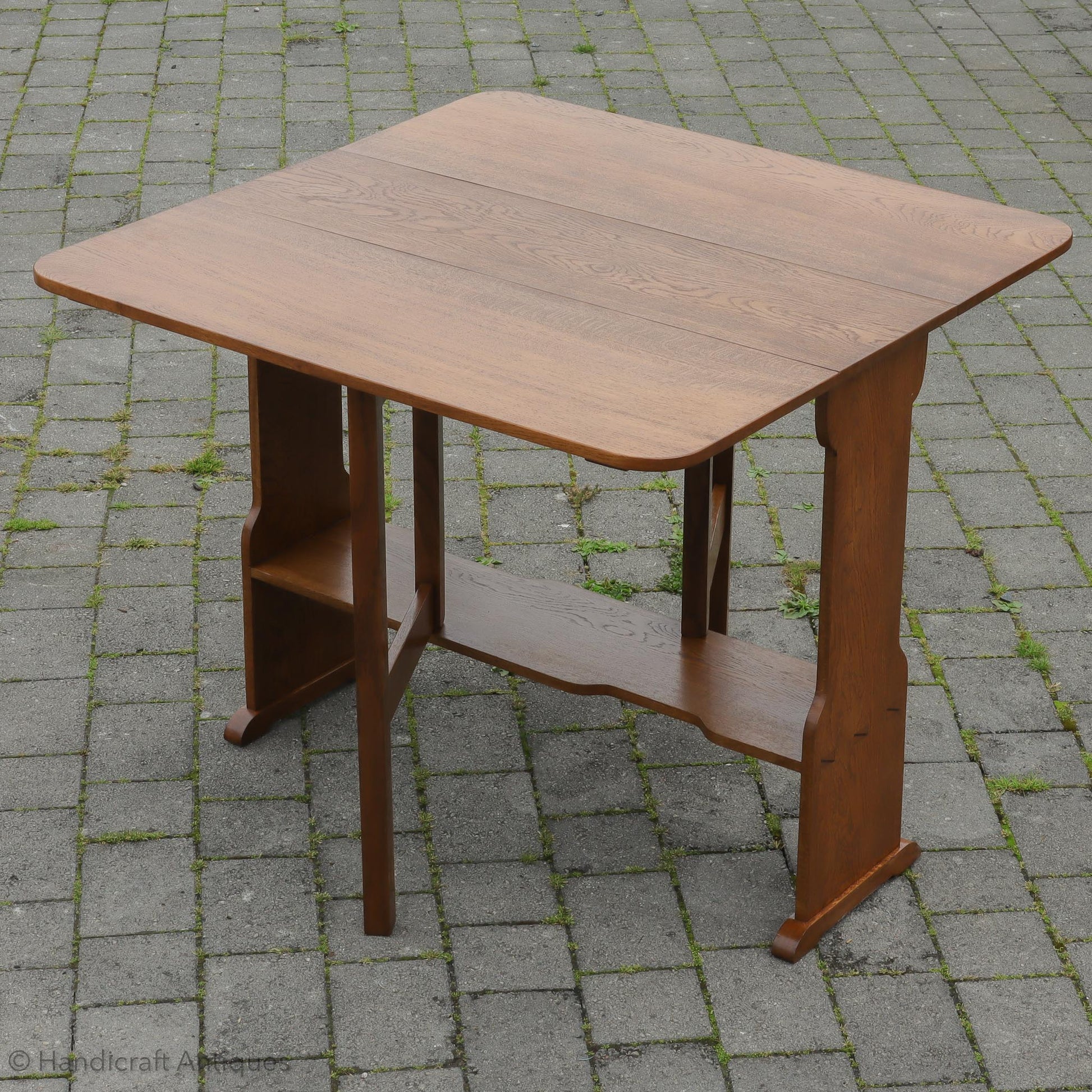 Arthur W. Simpson (The Handicrafts, Kendal) Arts & Crafts Lakes School English Oak Table c. 1920.