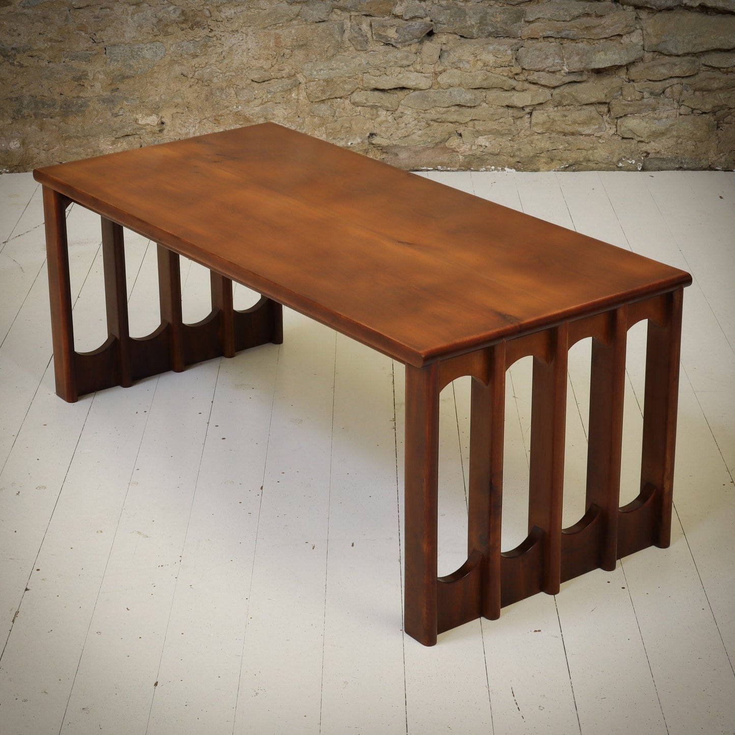 Alan Peters Arts & Crafts Cotswold School Yew Coffee Table