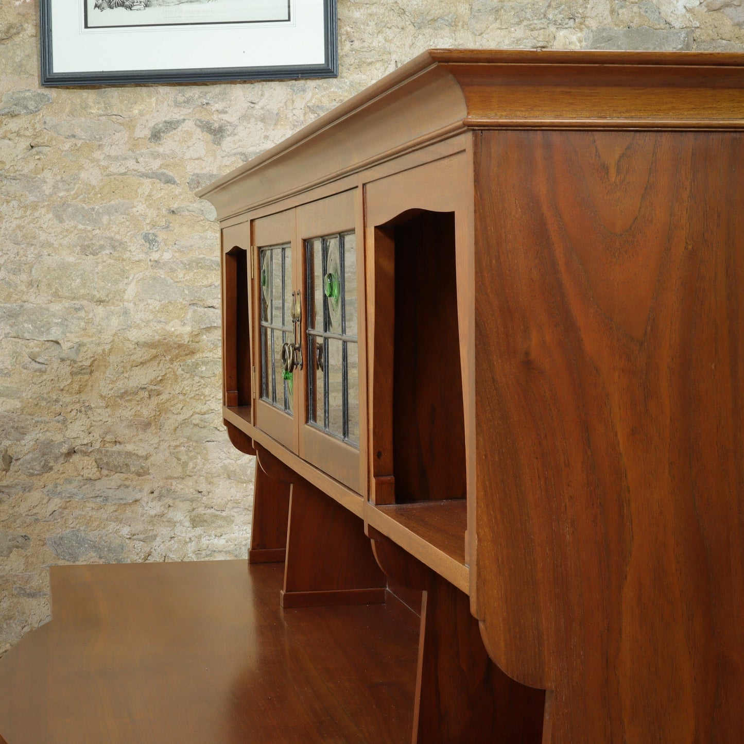 Liberty & Co Arts & Crafts Cotswold School Milverton Walnut Dresser C. 1920