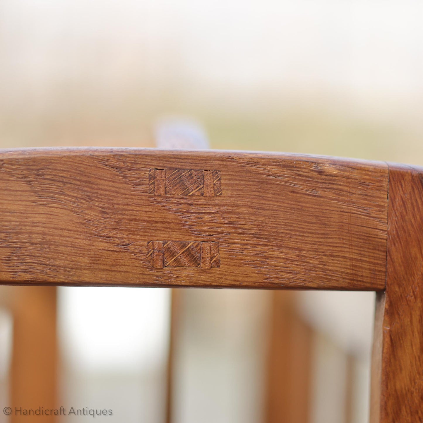 James Cleasby Dent [Ex-Stanley Webb Davies] Arts & Crafts Lakes School English Oak Magazine Rack