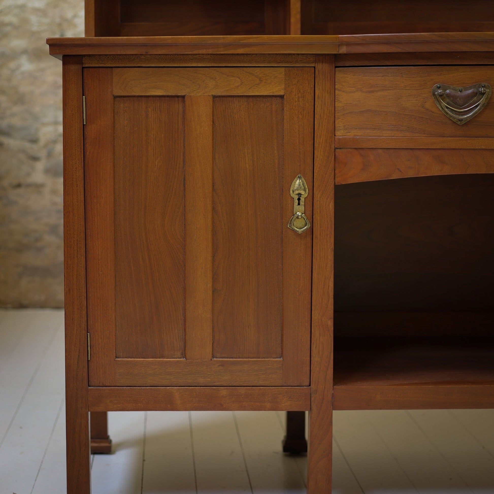 Liberty & Co Arts & Crafts Cotswold School Milverton Walnut Dresser C. 1920