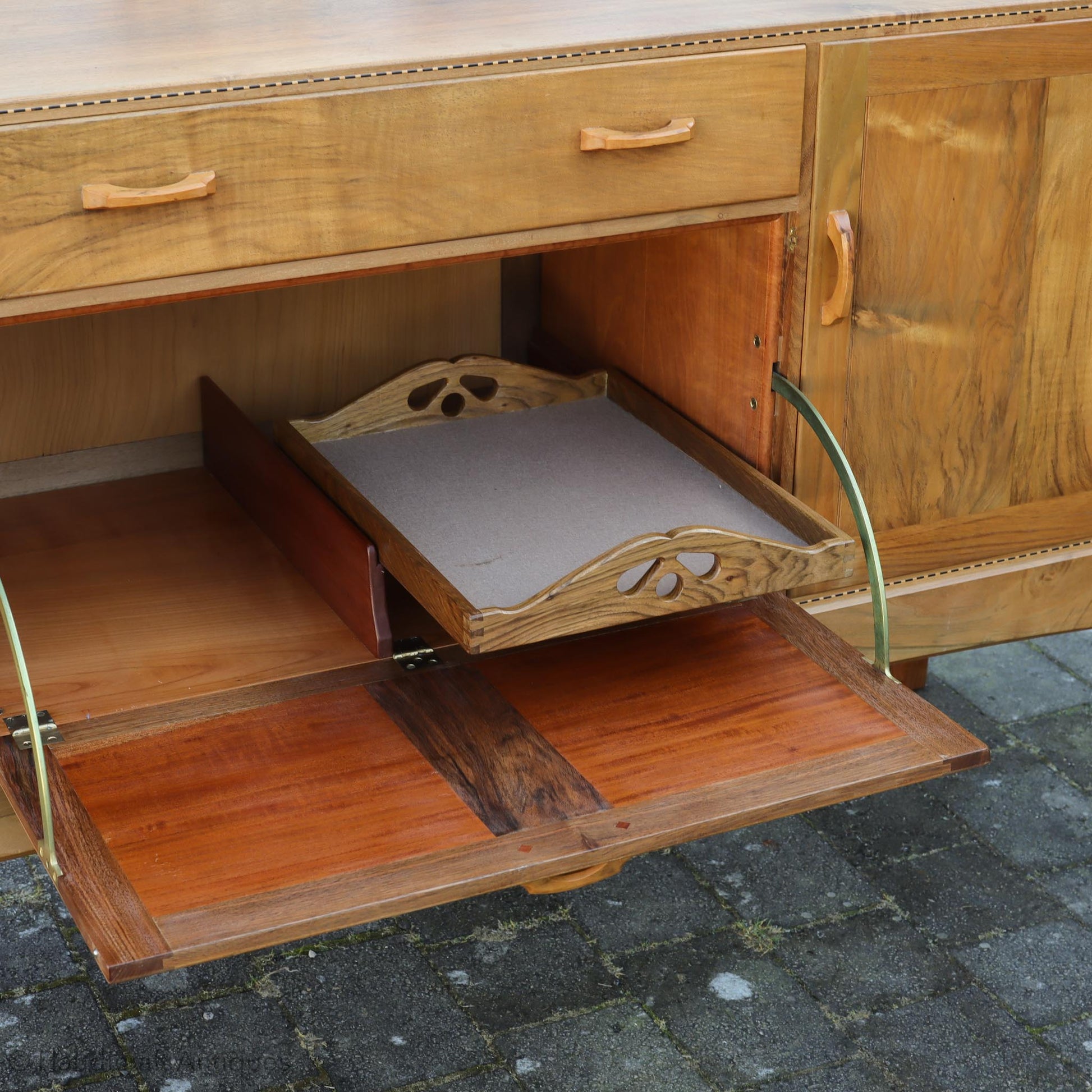 Oliver Morel [Ex-Edward Barnsley] Arts & Crafts Cotswold School Walnut Sideboard