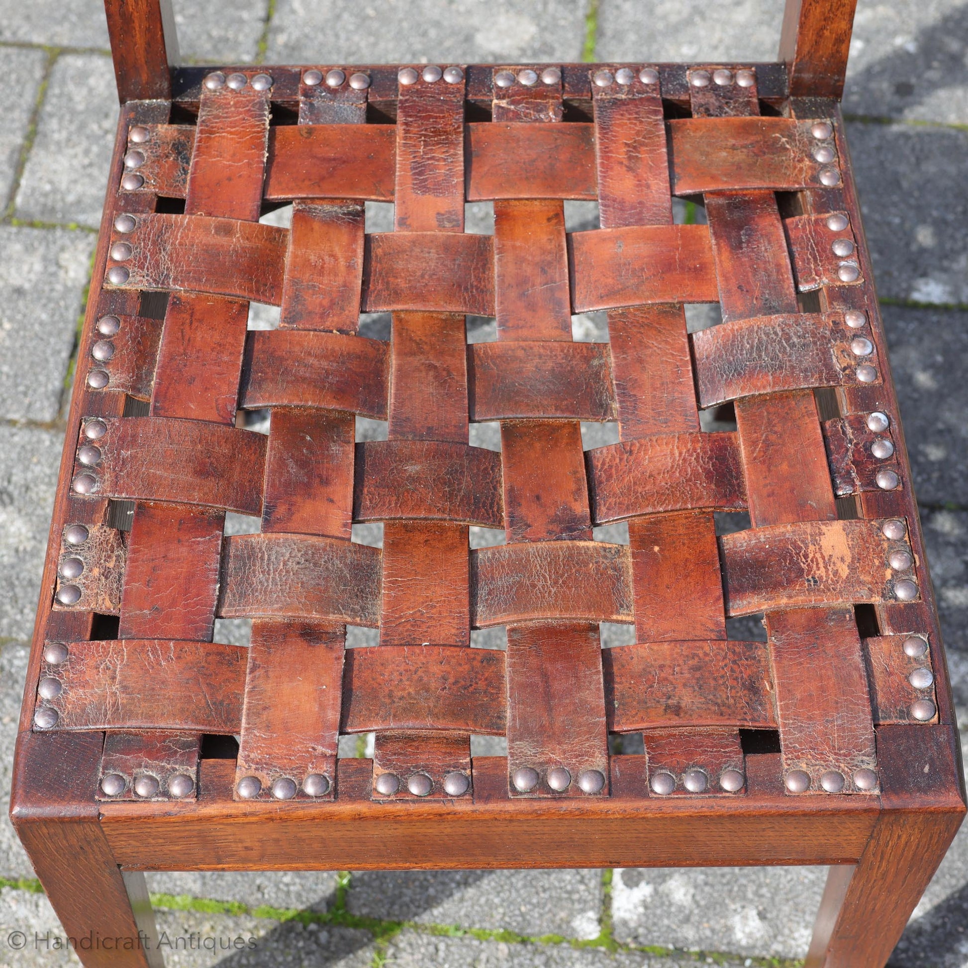 Arthur W. Simpson (The Handicrafts, Kendal) Arts & Crafts Lakes School Oak Chair