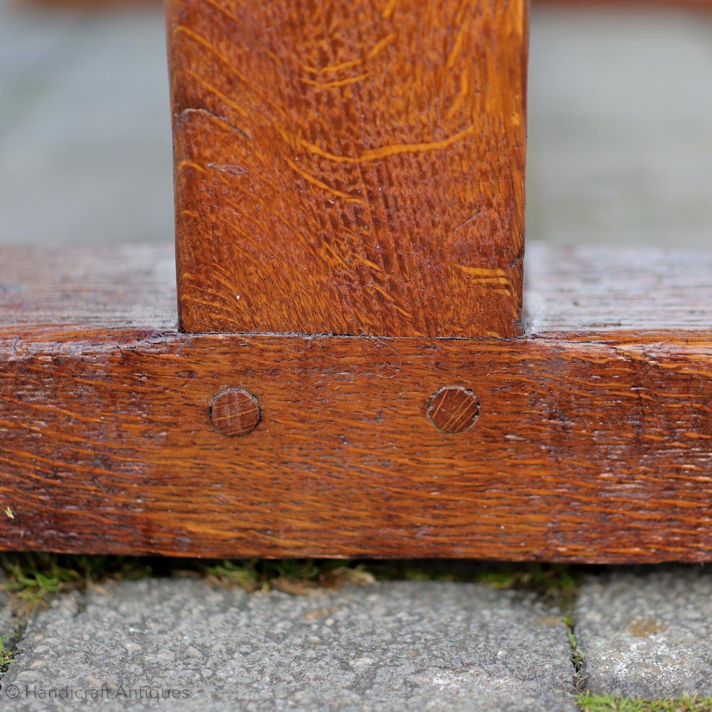 Robert 'Mouseman' Thompson Arts & Crafts Yorkshire School English Oak Dining Table 