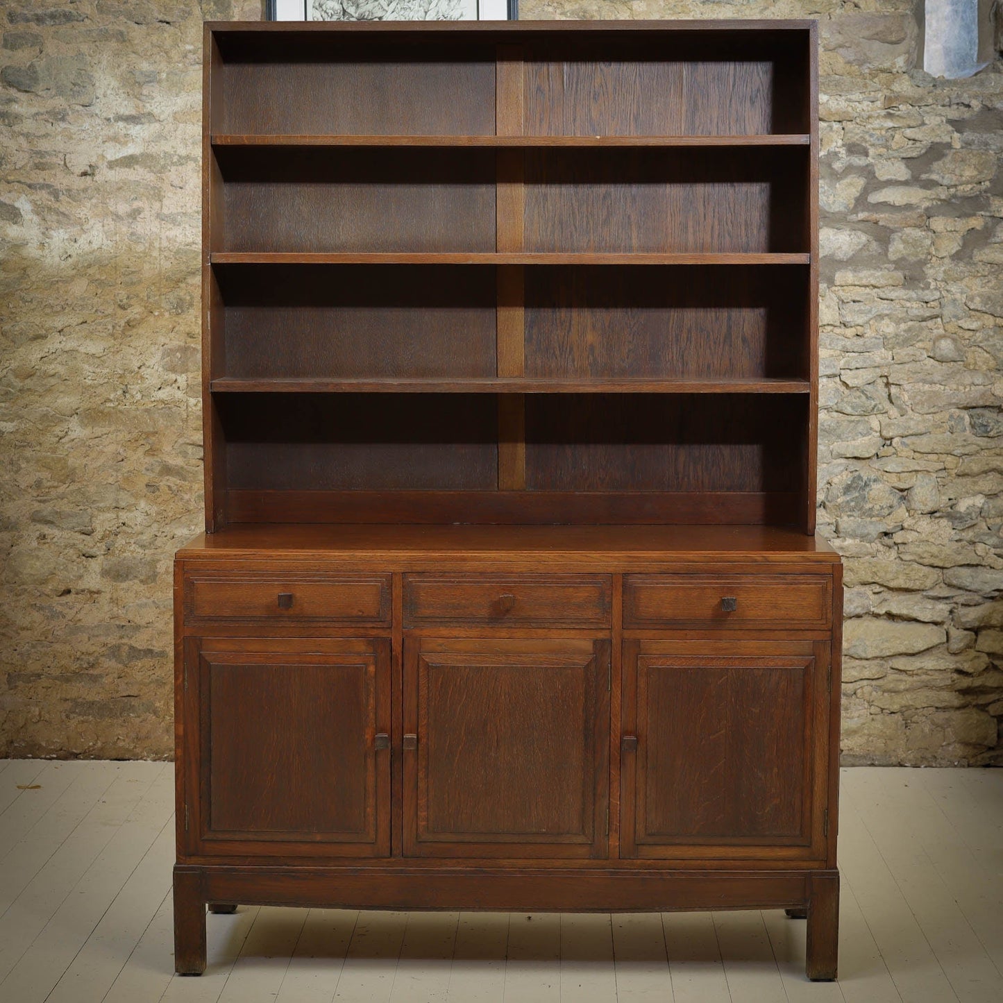 Brynmawr Furniture Company  Arts & Crafts Cotswold School Oak Dresser C. 1930