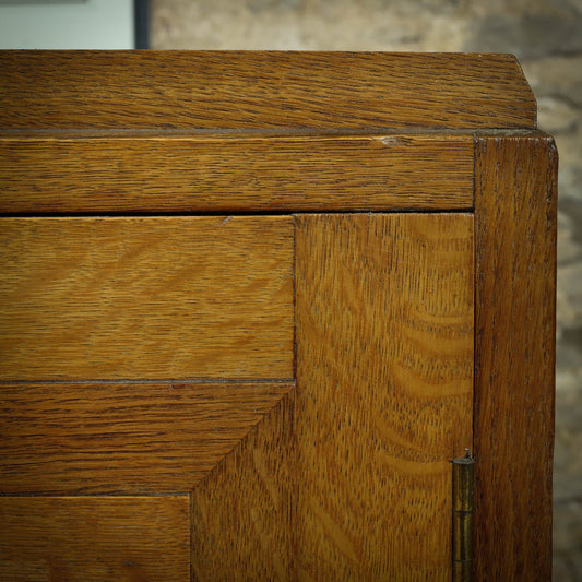 Brynmawr Furniture Company  Arts & Crafts Cotswold School Oak Wardrobe 1930