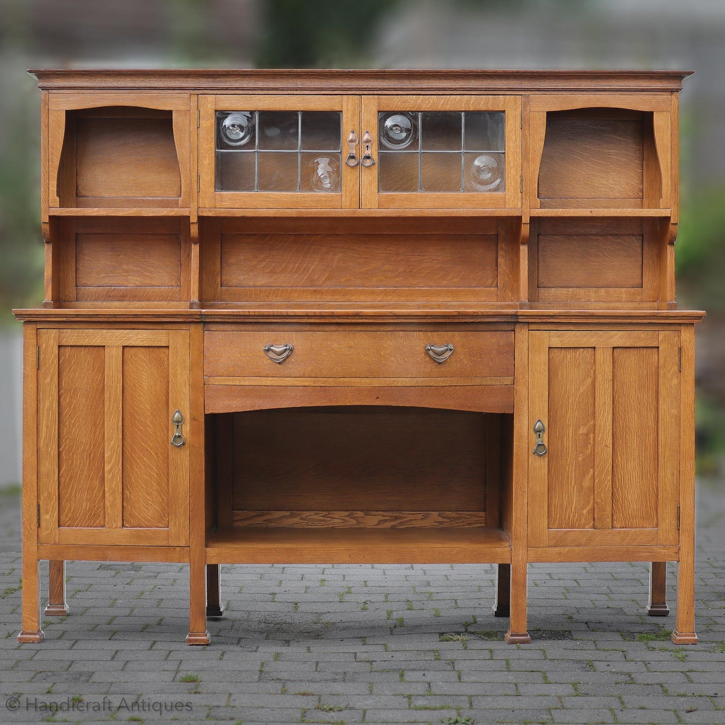 Liberty & Co ‘Milvrton’ Arts & Crafts Cotswold School English Oak Dresser