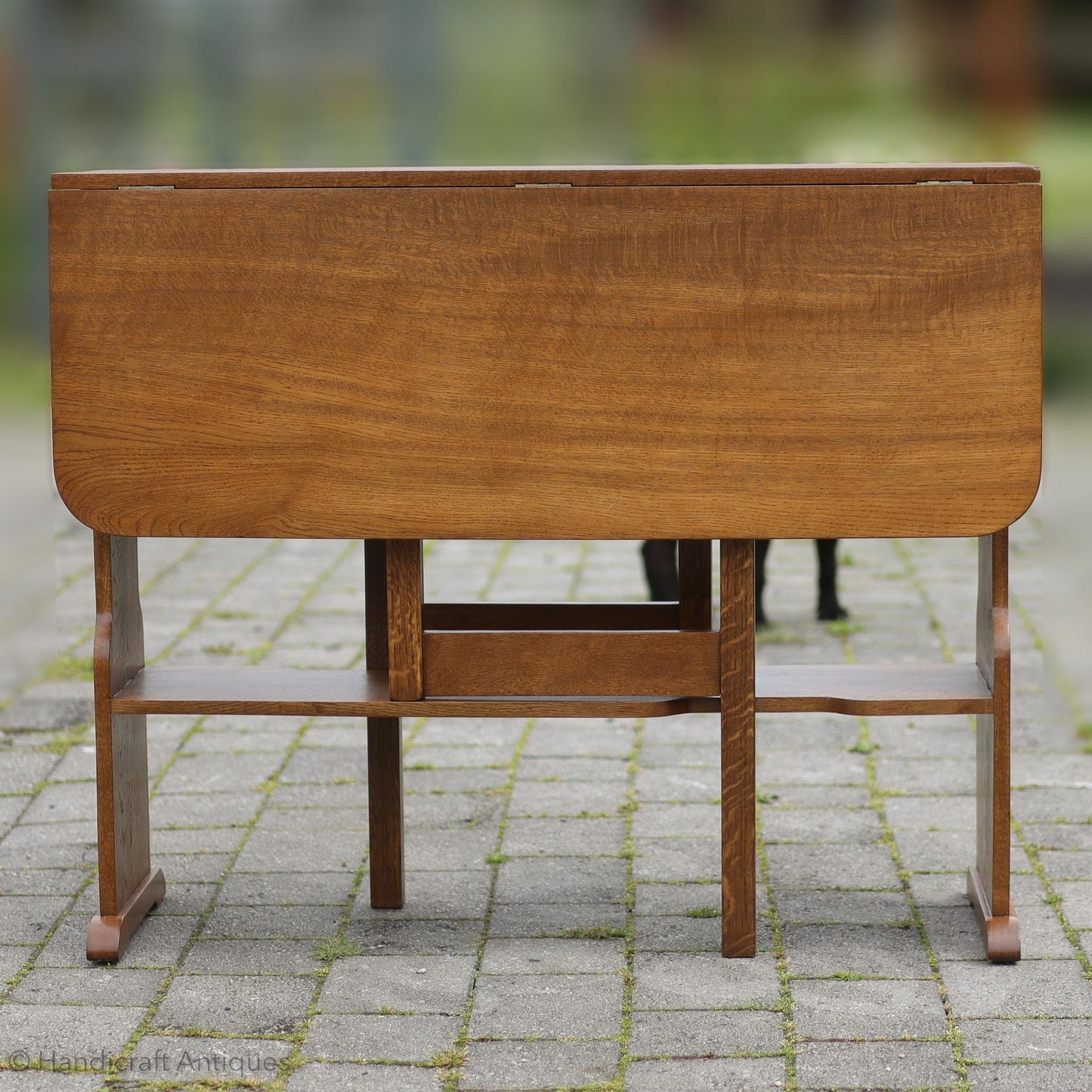 Arthur W. Simpson (The Handicrafts, Kendal) Arts & Crafts Lakes School English Oak Table c. 1920.