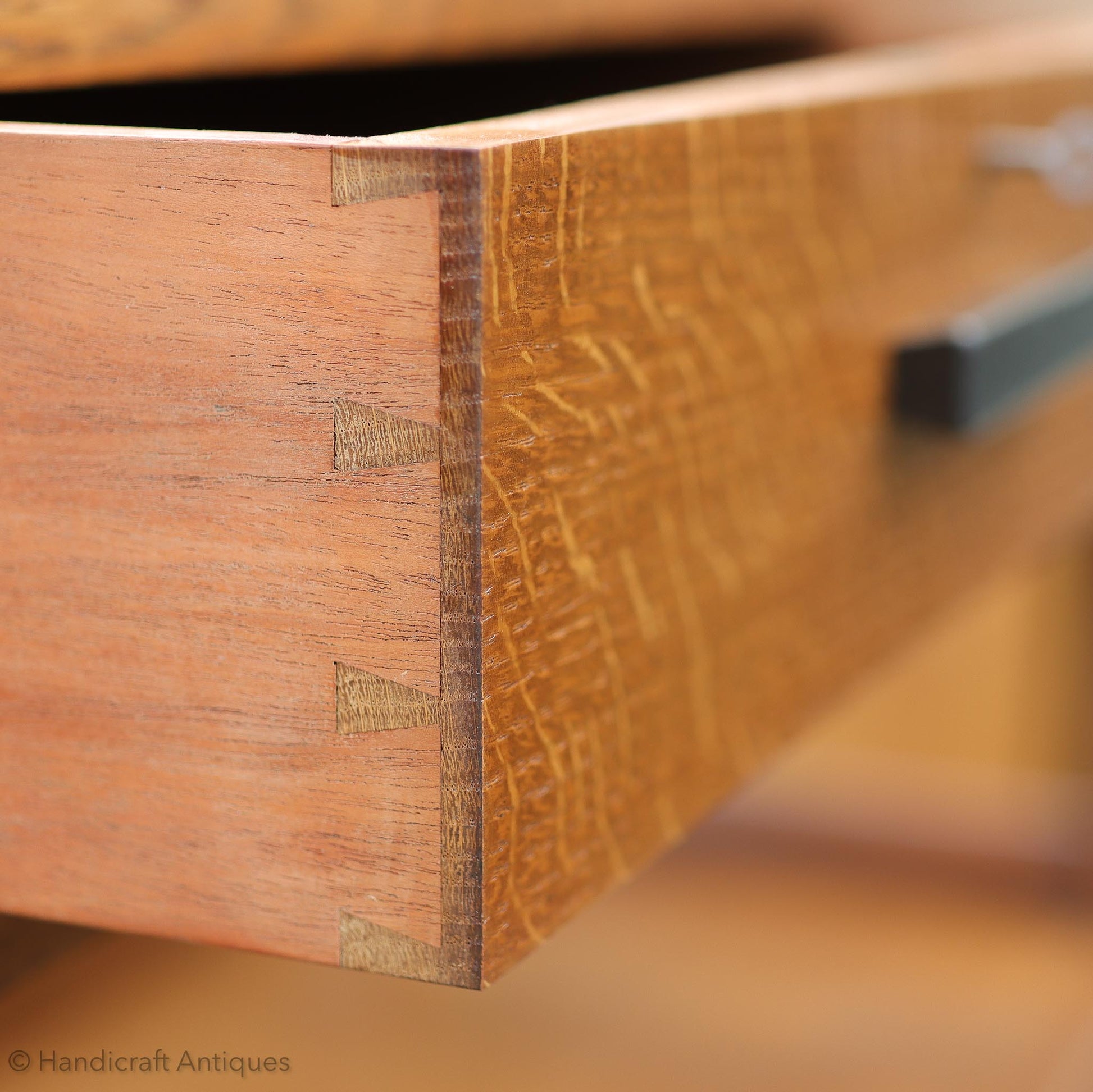 Arthur W. Simpson Arts & Crafts Lakes School English Oak Sideboard 1930.