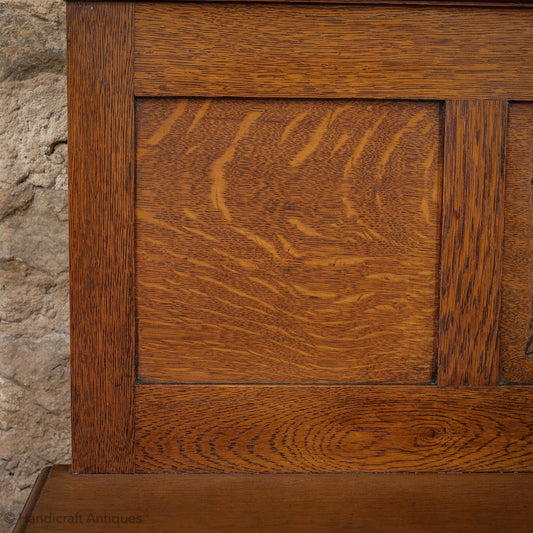  Arts & Crafts Lakes School English Oak Sideboard C. 1930