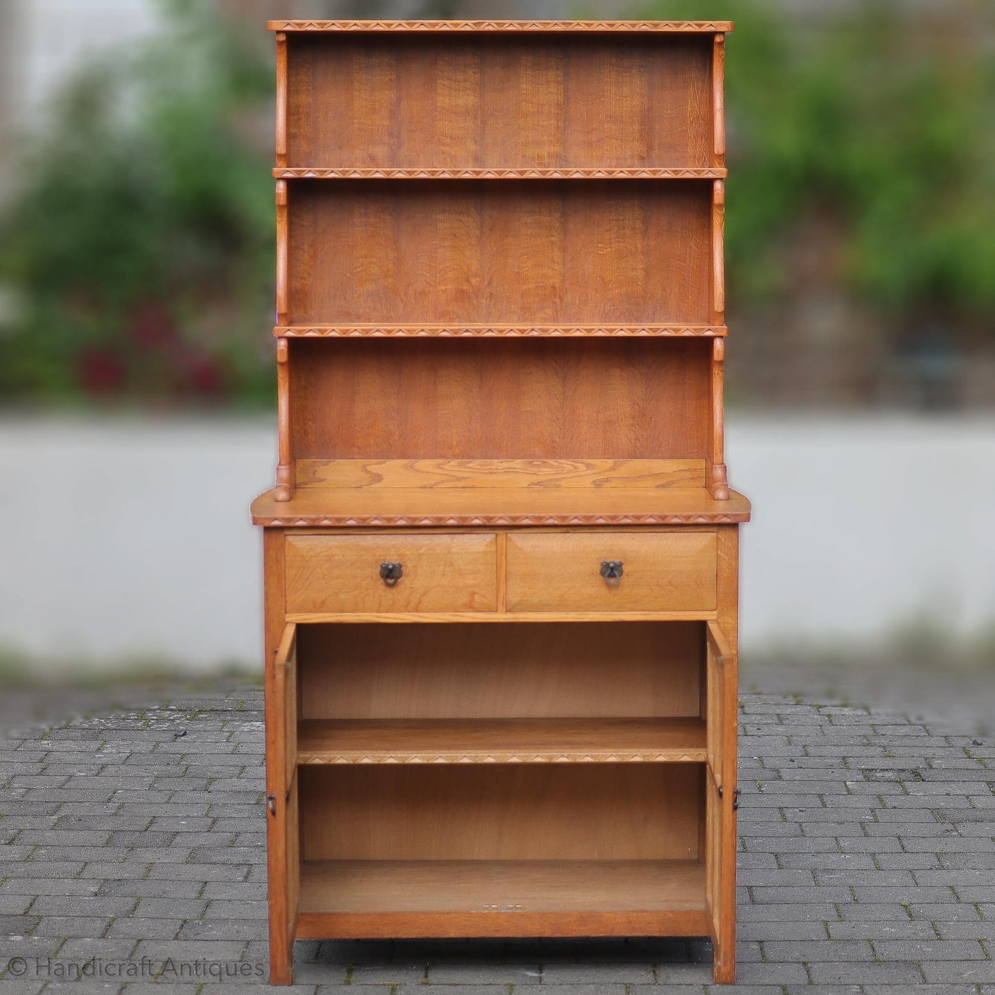  Arts & Crafts Cotswold School English Oak Dresser 