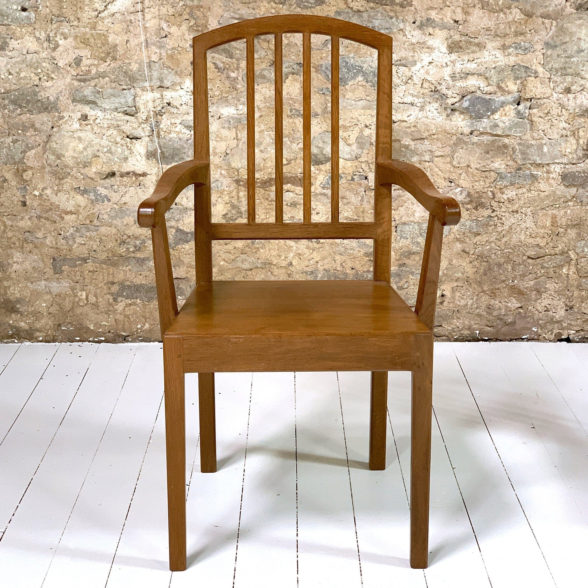 Set of 8 Acornman (Ex-Mouseman) Arts & Crafts Cotswold School English Oak Chairs