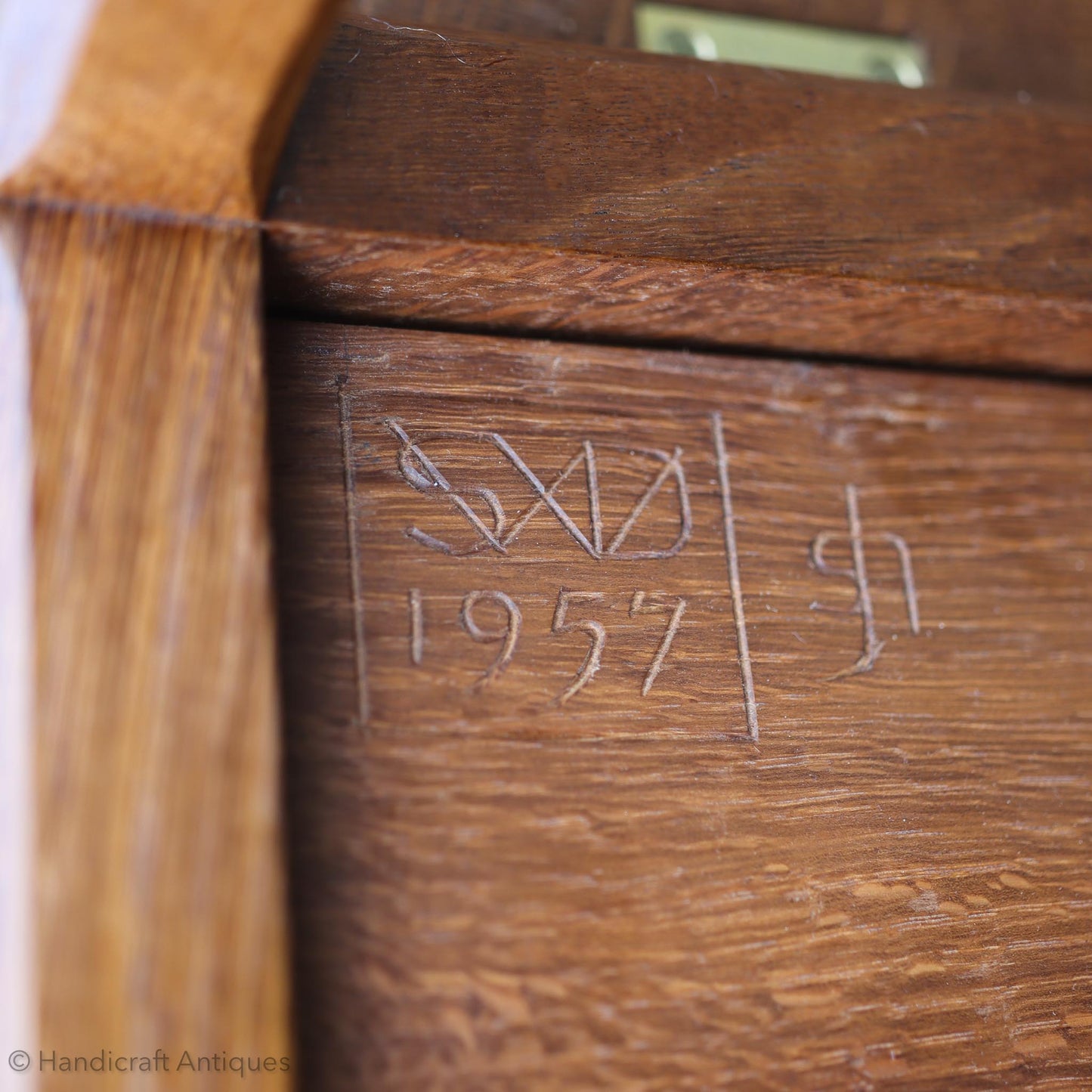 Stanley Webb Davies Arts & Crafts Lakes School Extending Tea Trolley 1957.