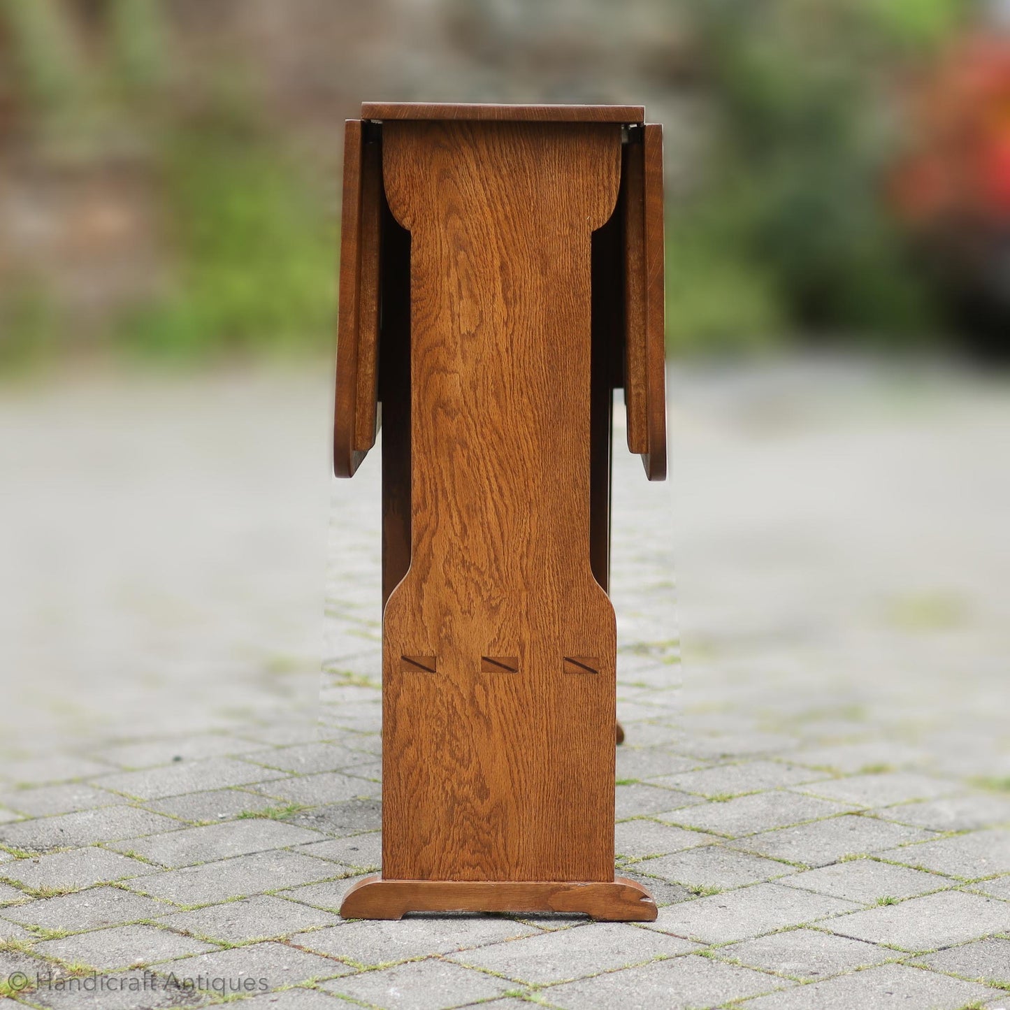 Arthur W. Simpson (The Handicrafts, Kendal) Arts & Crafts Lakes School English Oak Table c. 1920.