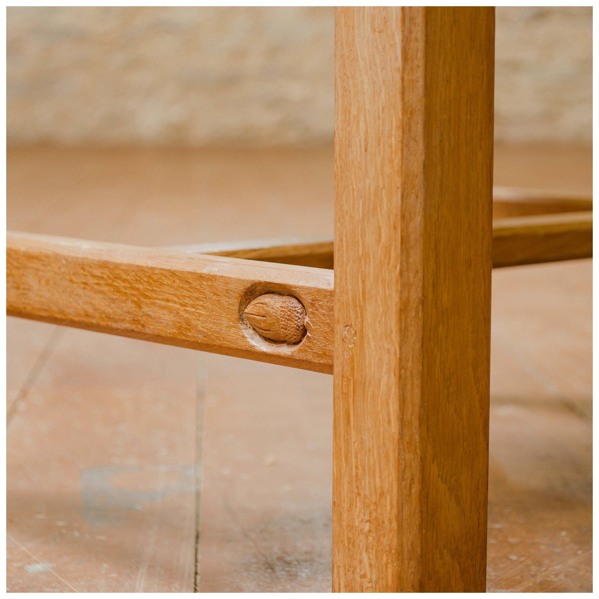 Acornman (Ex-Mouseman) Arts & Crafts Yorkshire School English Oak Chairs 1960