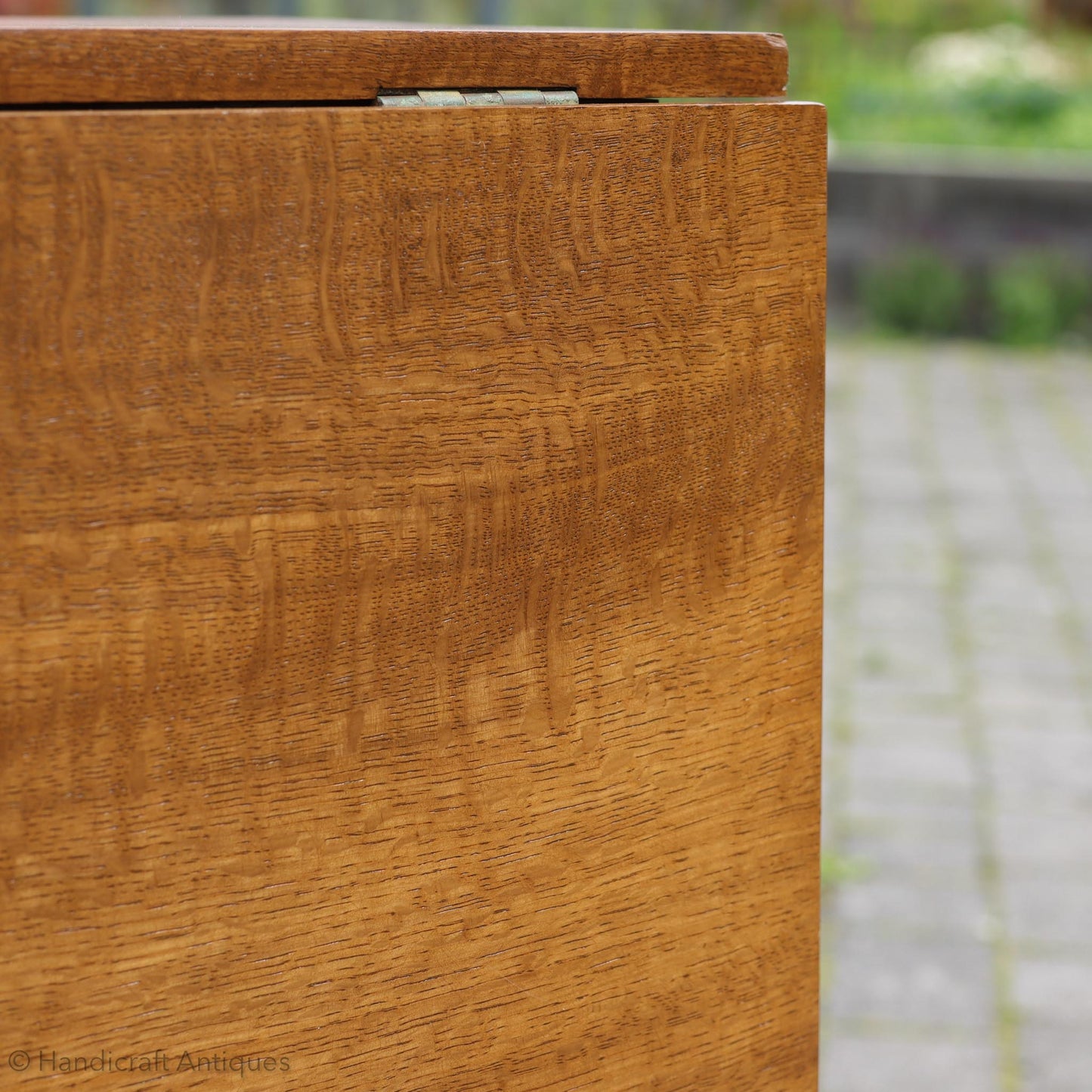 Arthur W. Simpson (The Handicrafts, Kendal) Arts & Crafts Lakes School English Oak Table c. 1920.