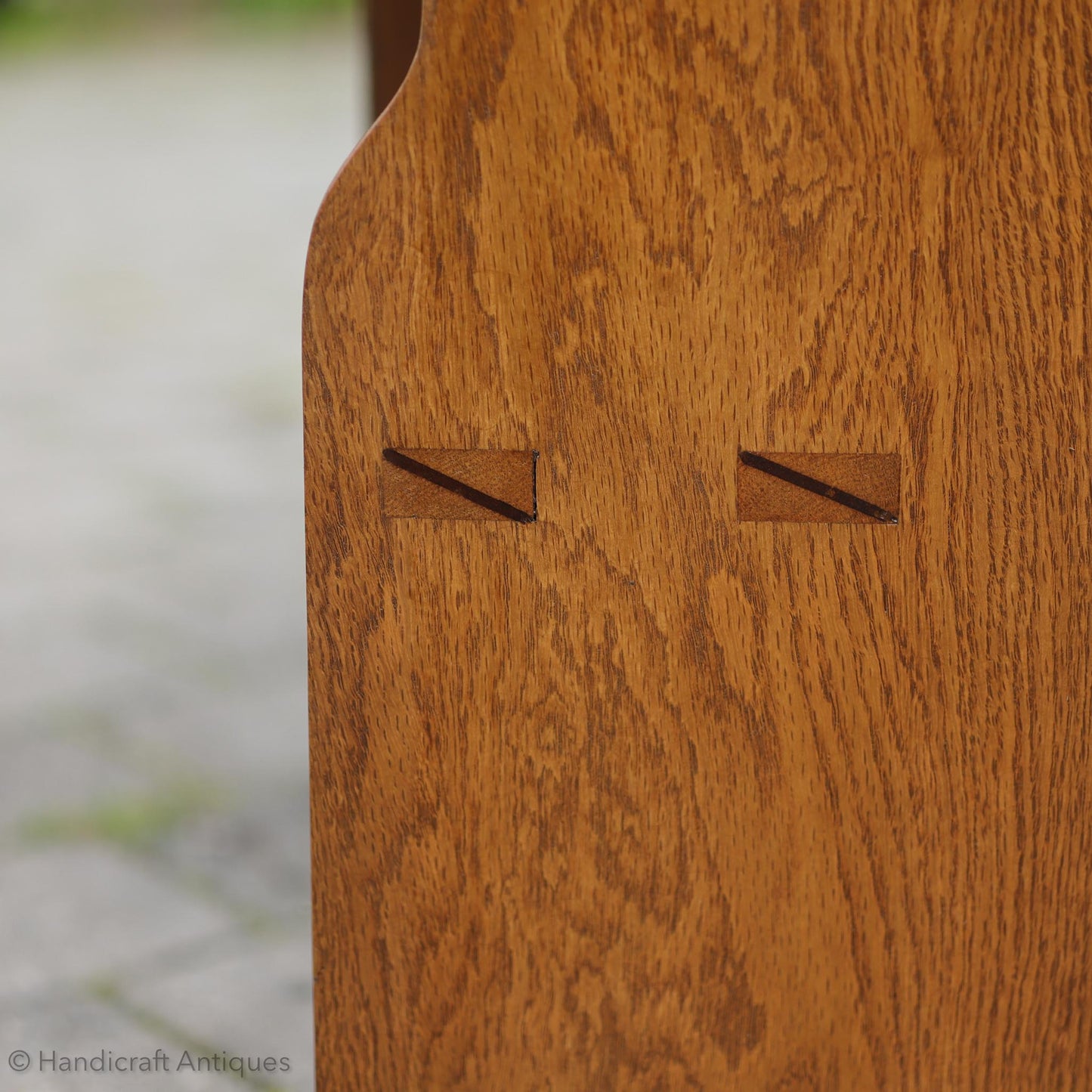 Arthur W. Simpson (The Handicrafts, Kendal) Arts & Crafts Lakes School English Oak Table c. 1920.