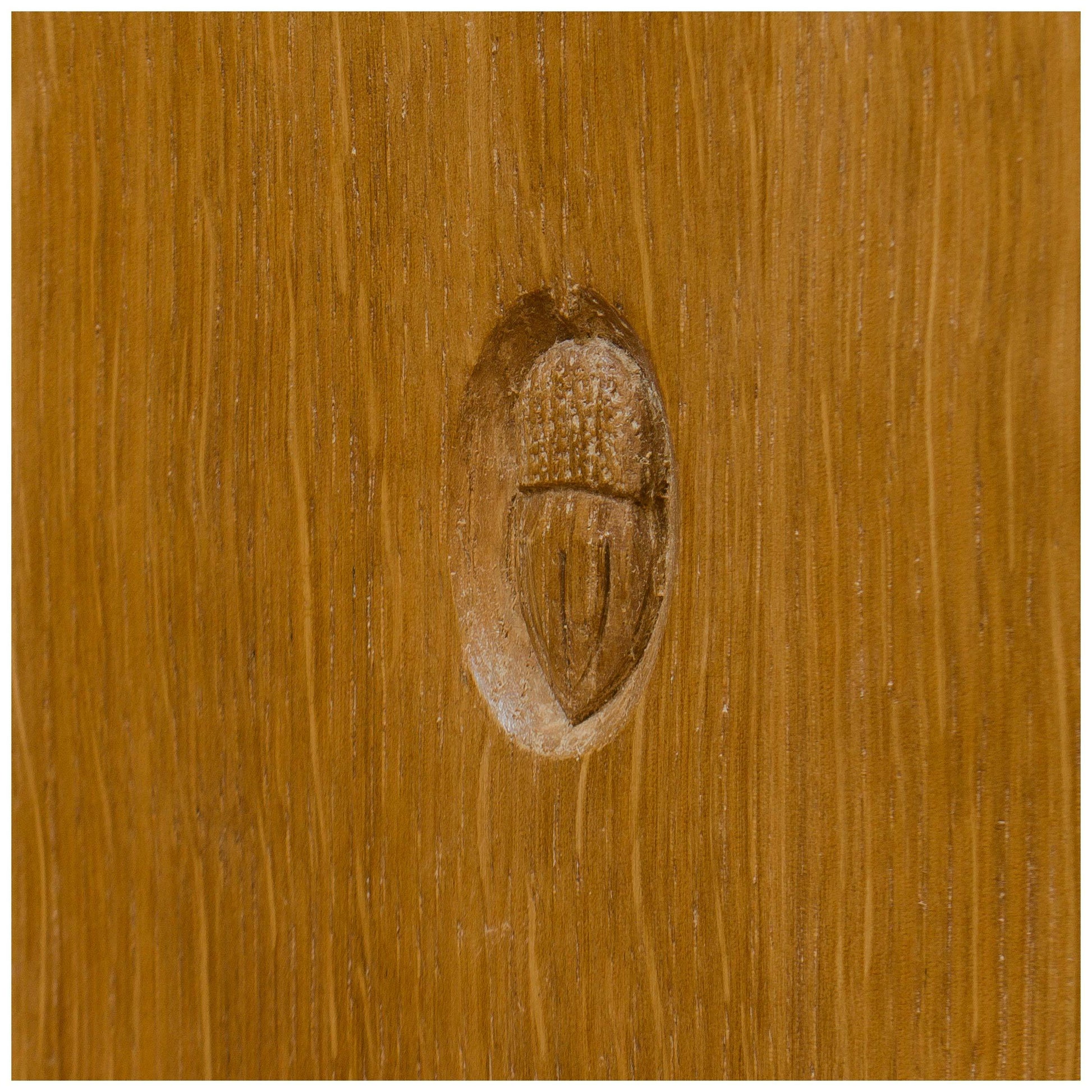 Alan 'Acornman' Grainger (ex-Mouseman) Arts & Crafts Yorkshire Oak Dining Table