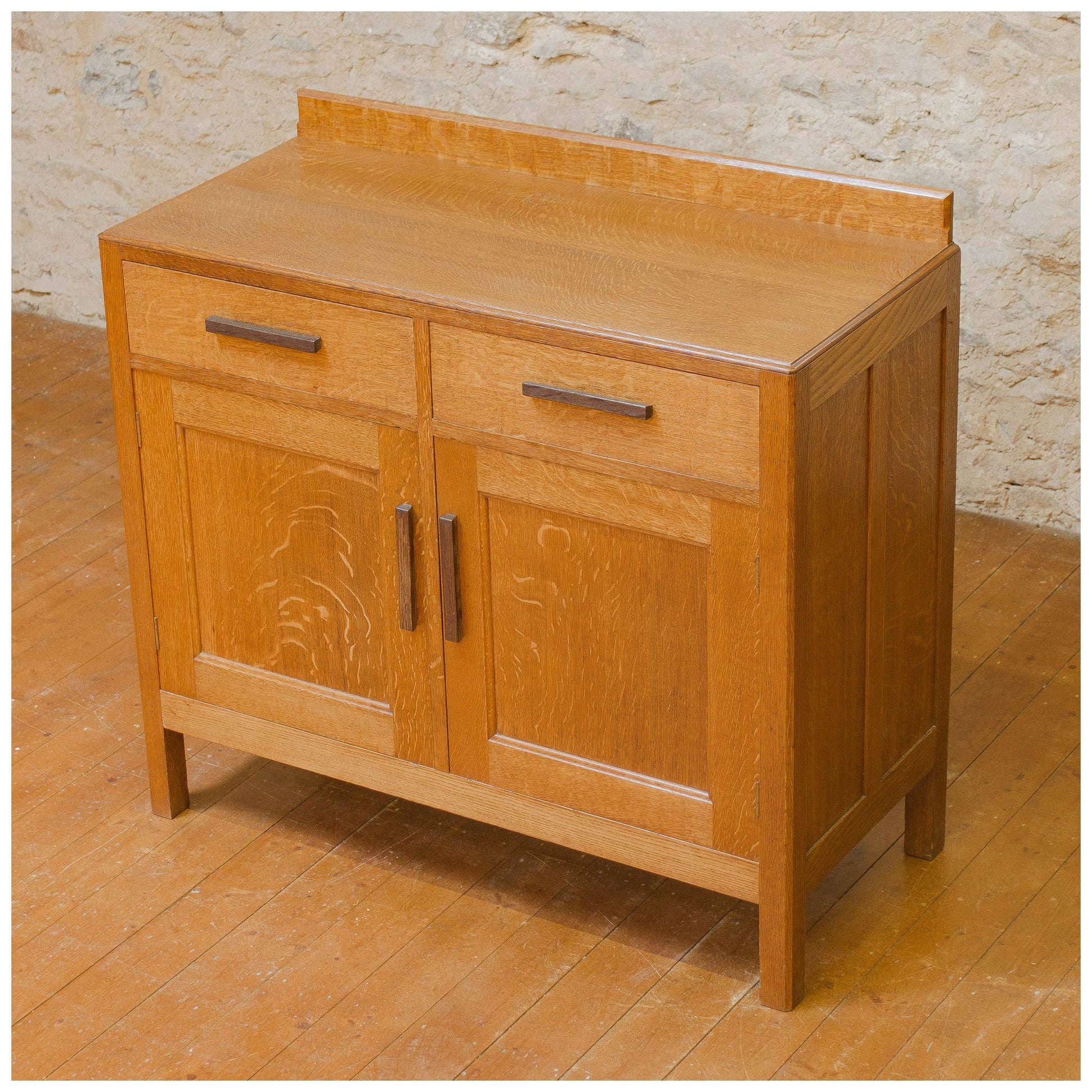 Arthur W Simpson (The Handicrafts) Arts & Crafts English Oak Sideboard c. 1930