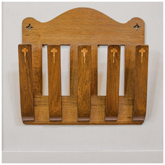 Arthur W Simpson (The Handicrafts) Arts & Crafts Oak 'Efficient' Magazine Rack