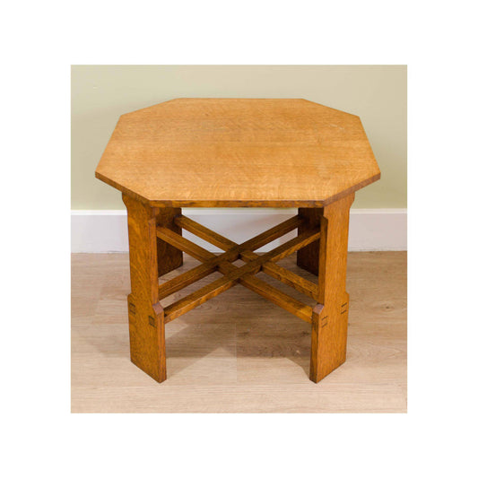 Arthur W Simpson (The Handicrafts, Kendal) Arthur W. Simpson Arts and Crafts Oak Side Table C. 1938