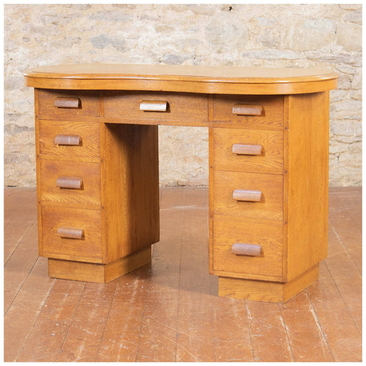 Arthur W Simpson Arts & Crafts Lakes School Oak Dressing Chest or Desk c. 1930