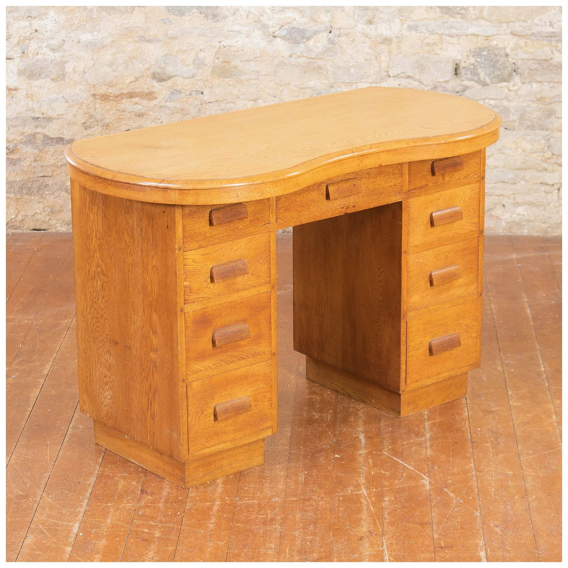 Arthur W Simpson Arts & Crafts Lakes School Oak Dressing Chest or Desk c. 1930