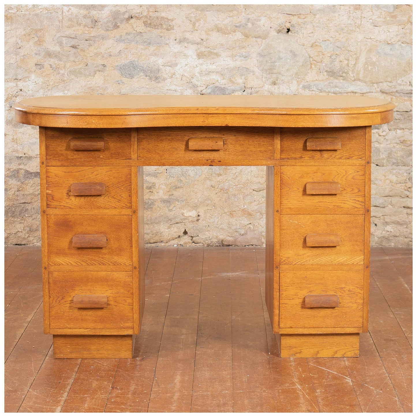 Arthur W Simpson Arts & Crafts Lakes School Oak Dressing Chest or Desk c. 1930