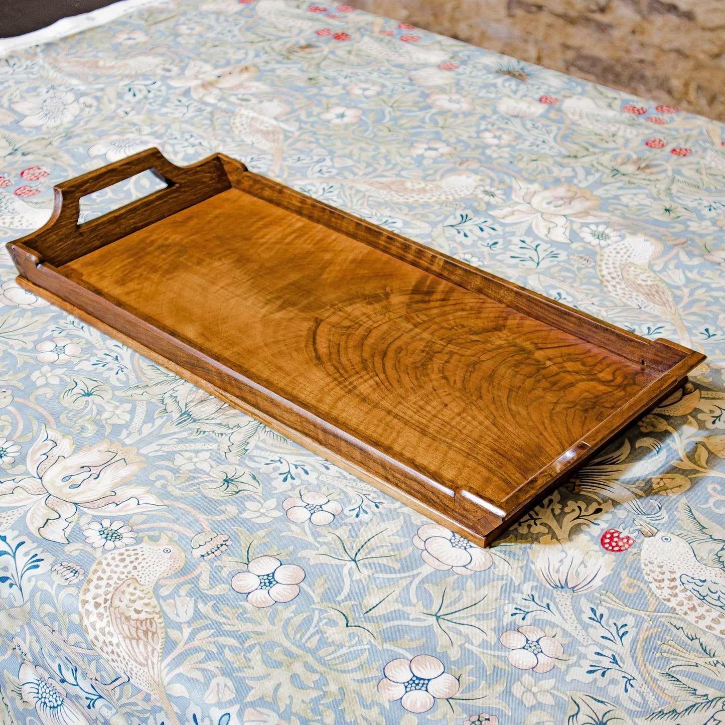 Arthur W Simpson (The Handicrafts, Kendal) Arts & Crafts Lakes School Walnut Tray