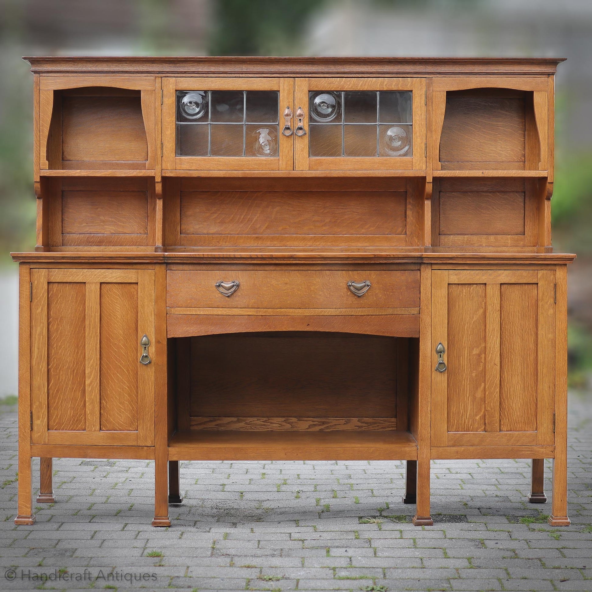 Liberty & Co ‘Milvrton’ Arts & Crafts Cotswold School English Oak Dresser