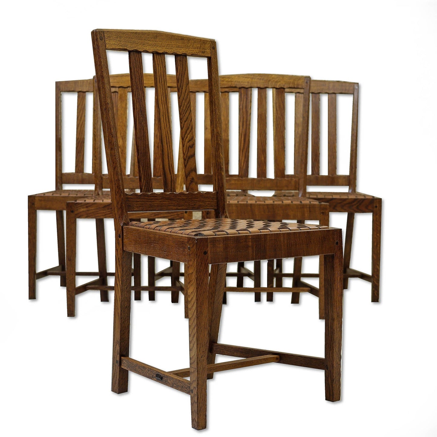 Stanley Webb Davies Arts & Crafts Lakes School English Oak Chair 1929