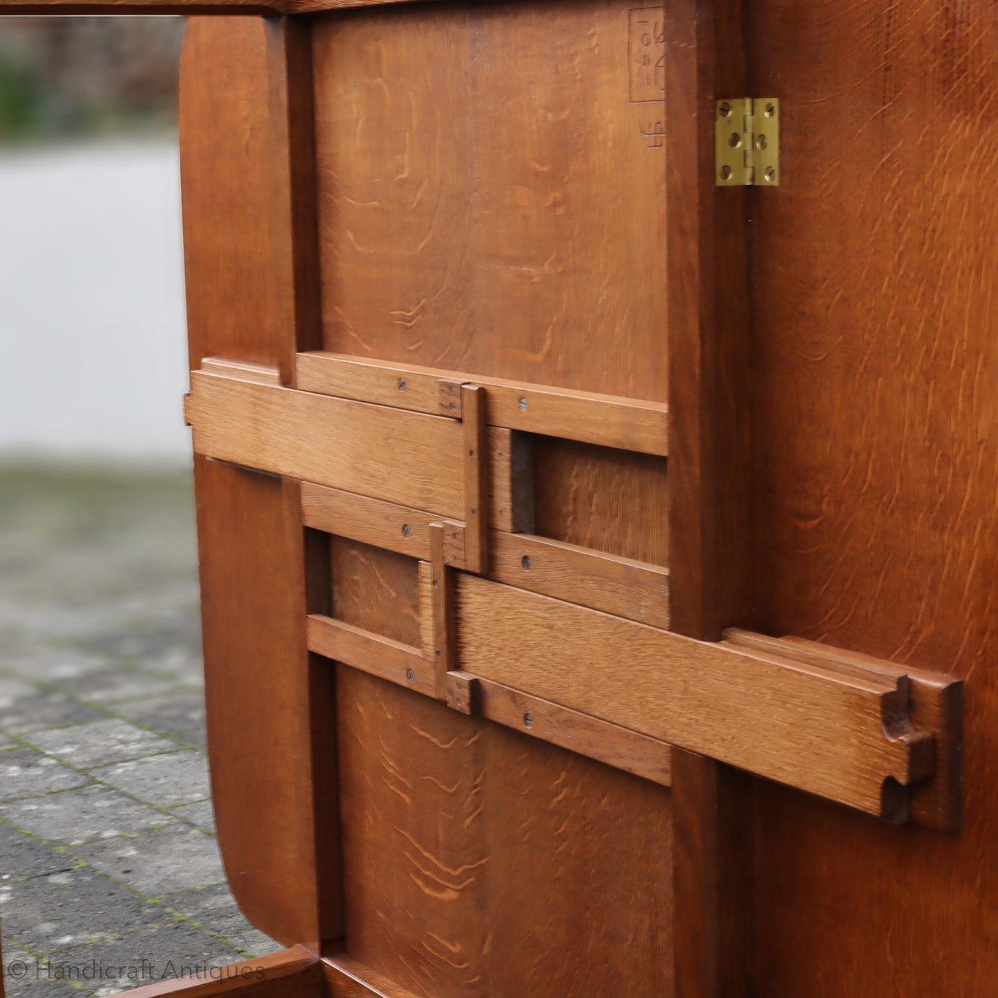 Stanley Webb Davies Arts & Crafts Lakes School Extending Tea Trolley 1957.