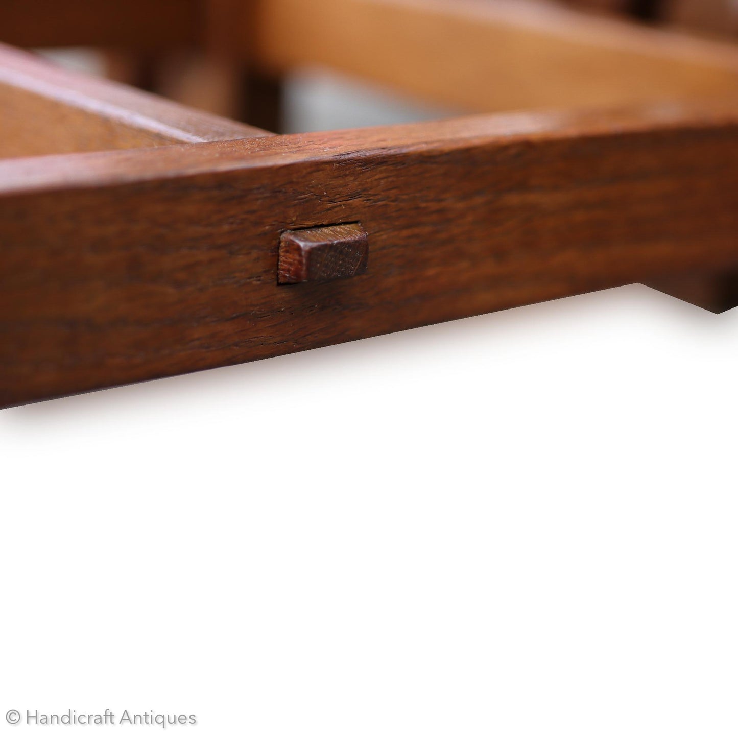 Sid Pollard [ex-Mouseman] Arts & Crafts Yorkshire School English Oak Chair C. 1960