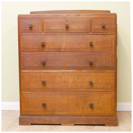 Brynmawr Furniture Company Arts & Crafts Oak 'Govilon' Chest of Drawers