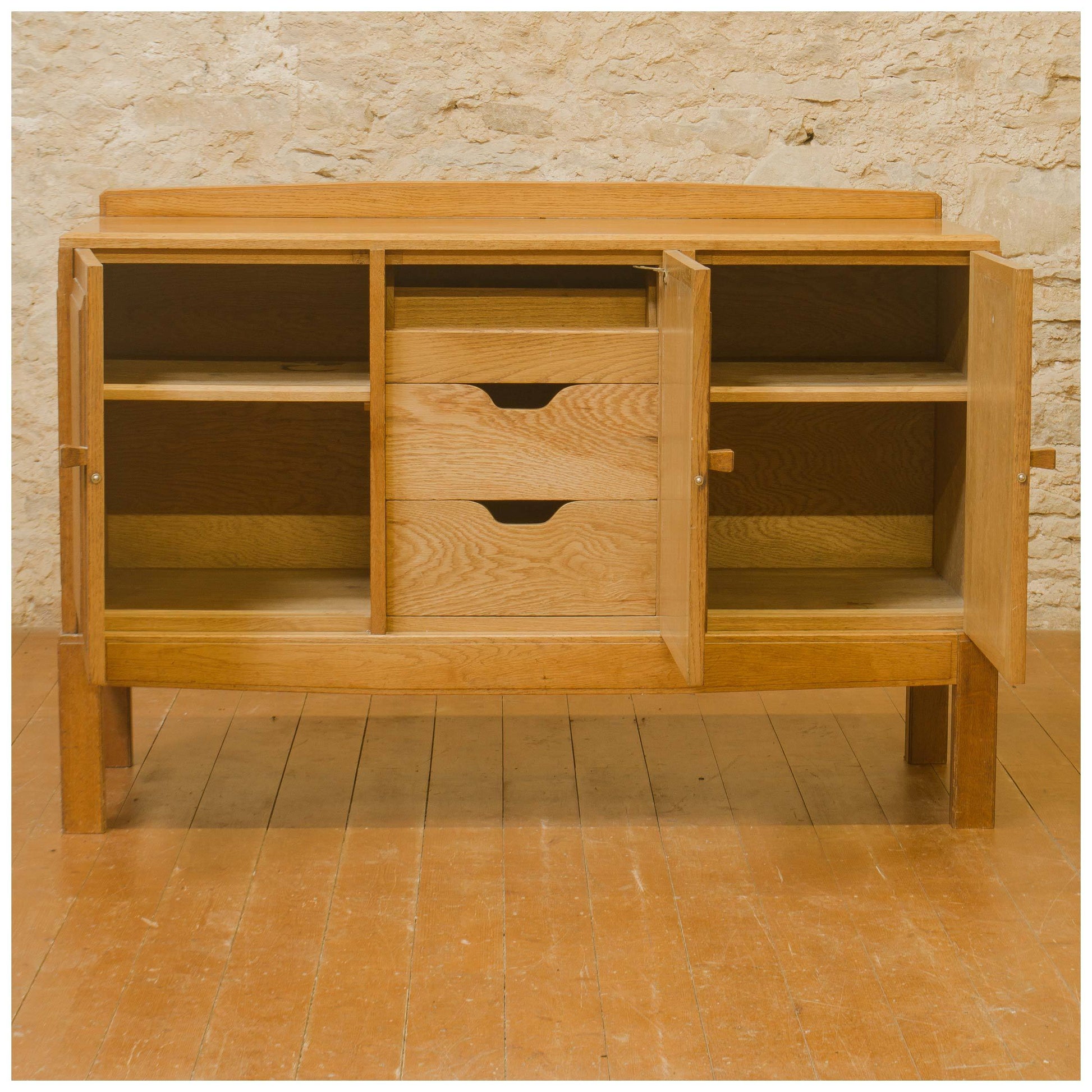 Brynmawr 'Merthyr' Arts & Crafts Cotswold School Oak Sideboard