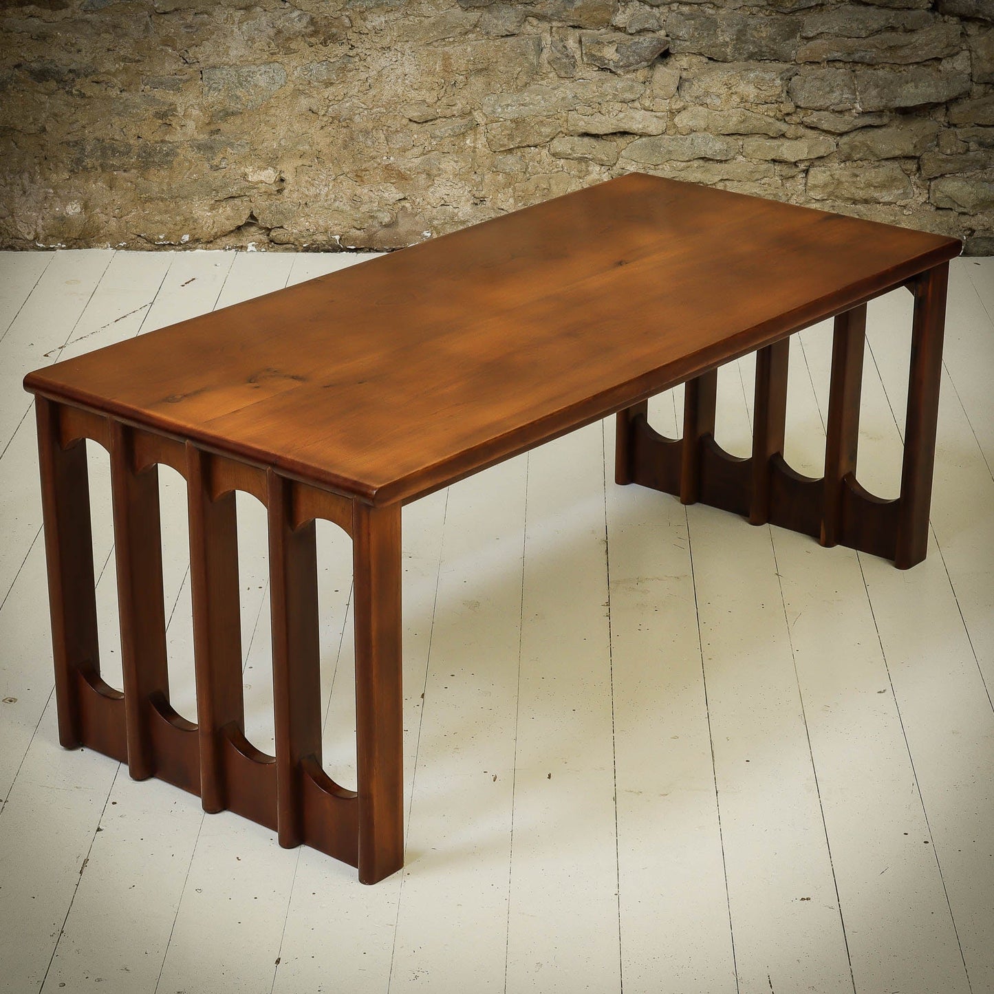 Alan Peters Arts & Crafts Cotswold School Yew Coffee Table