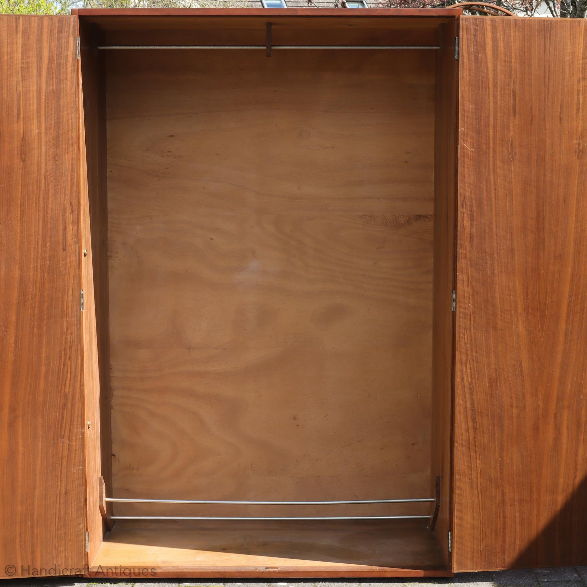 1920s Gordon Russell Arts & Crafts Cotswold School Walnut Wardrobe