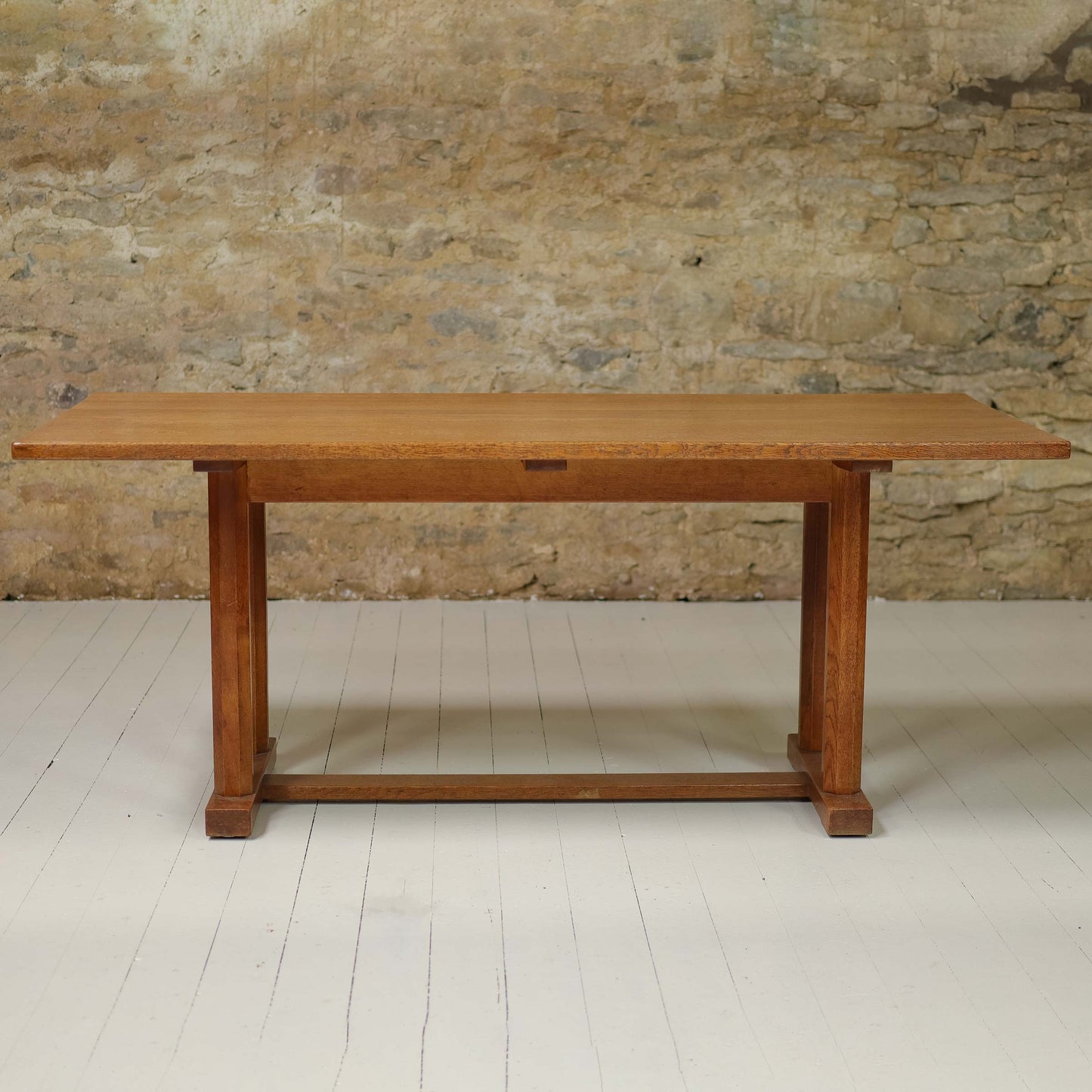 Gordon Russell Arts & Crafts Cotswold School English Oak Dining Table c. 1935