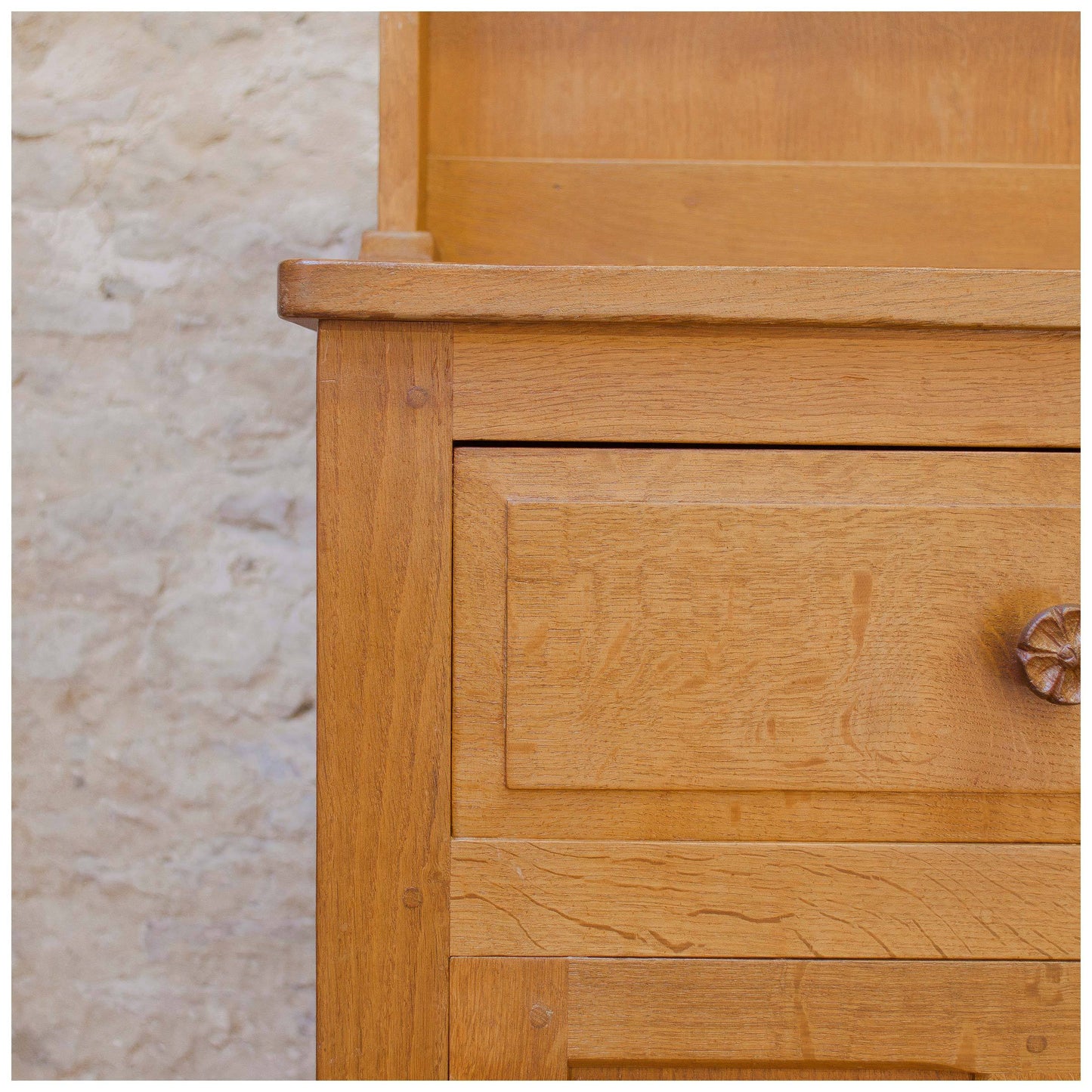 Colin Beaverman Almack (Ex-Mouseman) Arts & Crafts Yorkshire School Oak Dresser