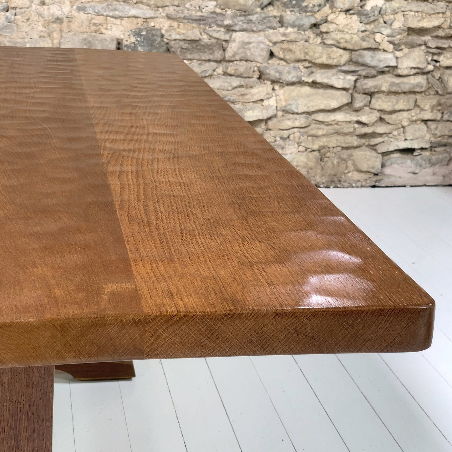 Foxman Azed Oak Refectory Dining Table 