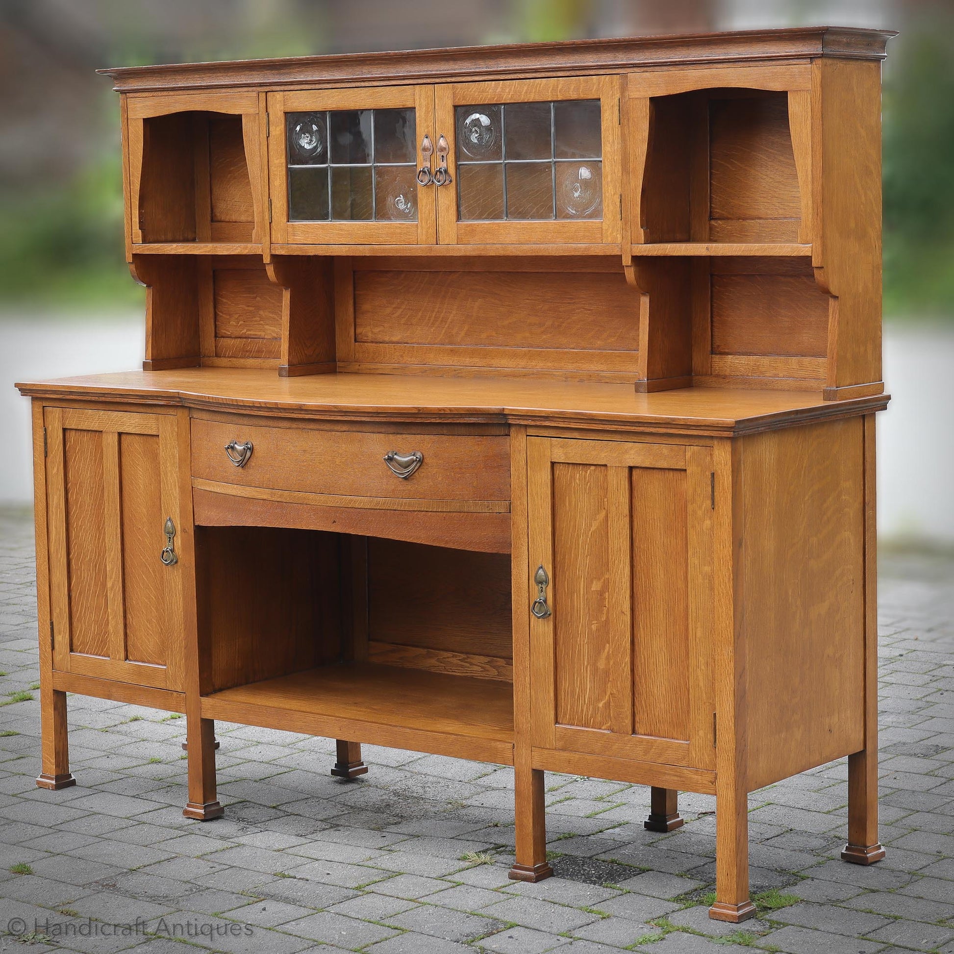 Liberty & Co ‘Milvrton’ Arts & Crafts Cotswold School English Oak Dresser