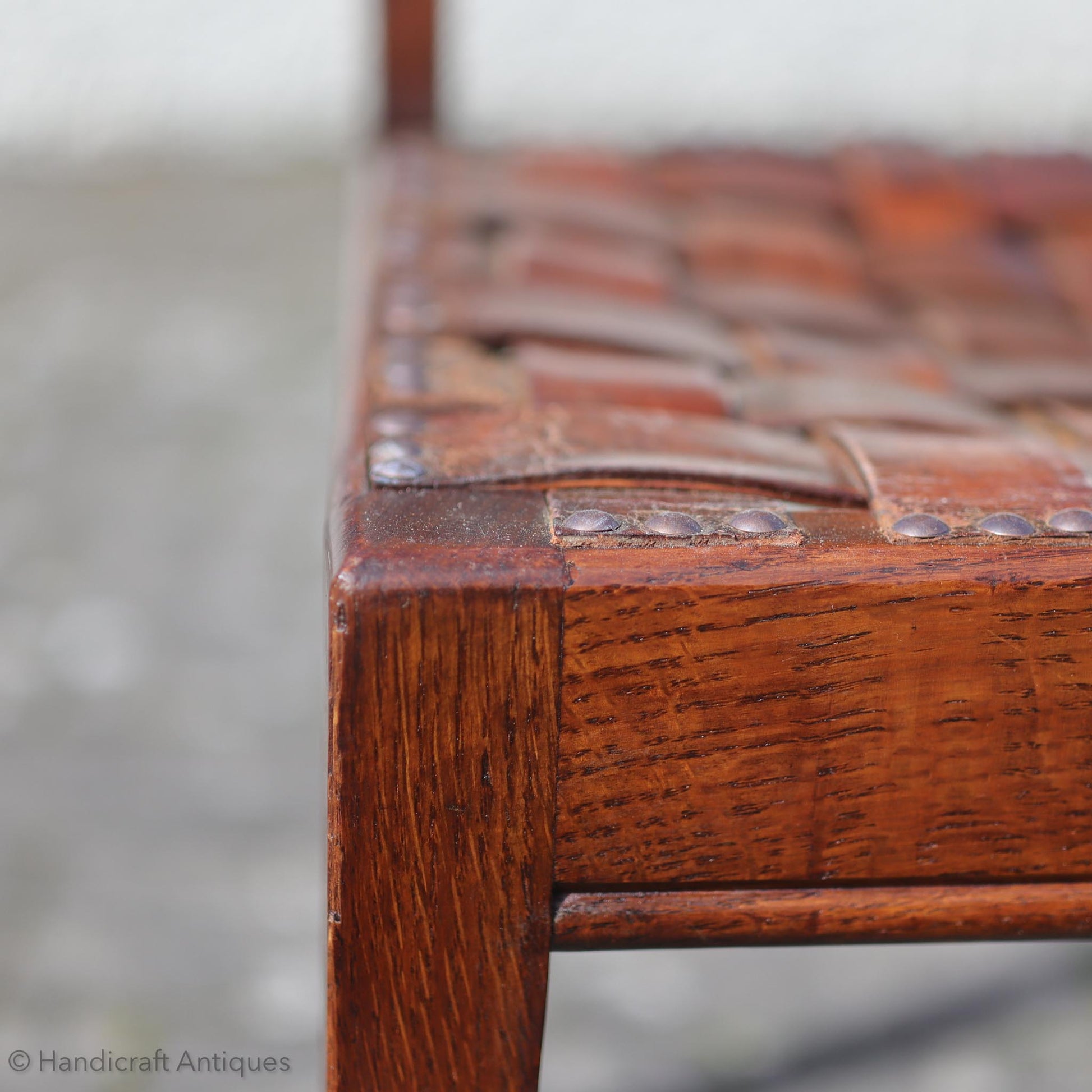 Arthur W. Simpson (The Handicrafts, Kendal) Arts & Crafts Lakes School Oak Chair