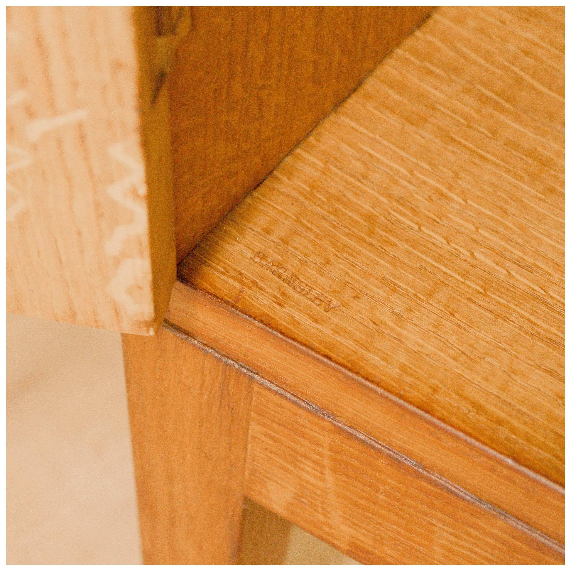 Edward Barnsley Arts and Crafts Oak Bureau Cabinet 1951